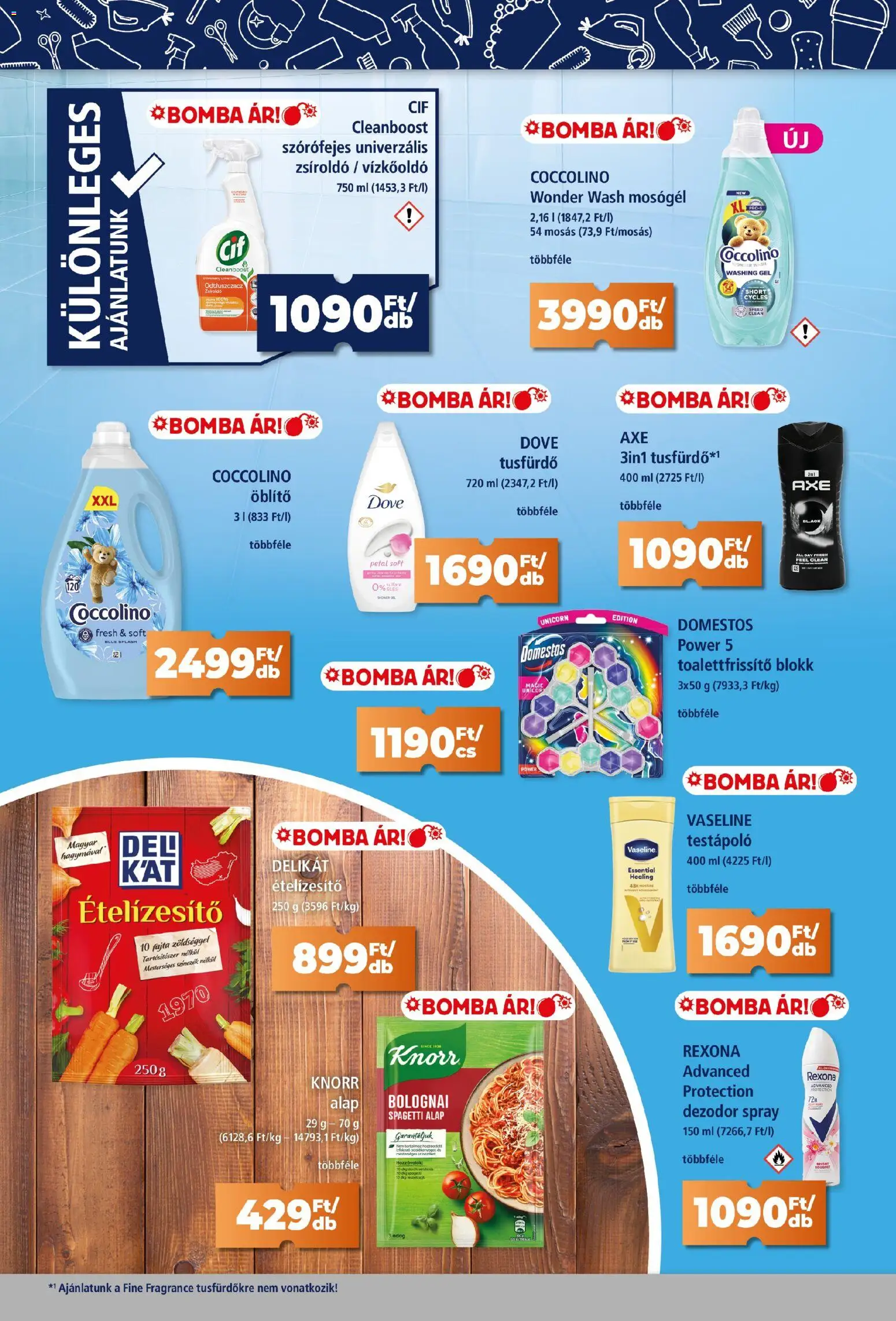 Goods Market akciós ujság - amely érvényes a következő dátumtól: 04.06.2026 | Oldal: 2 | Termékek: Mosógél, Öblítő, Dezodor, Ételízesítő