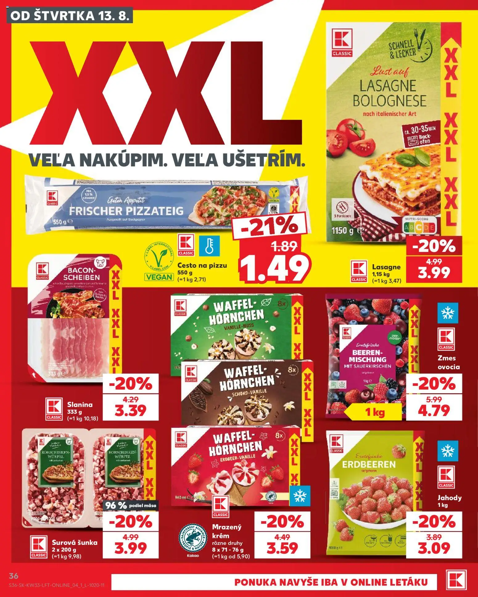 Nové Kaufland akcie – leták je platný od 13.08.2026 | Strana: 36