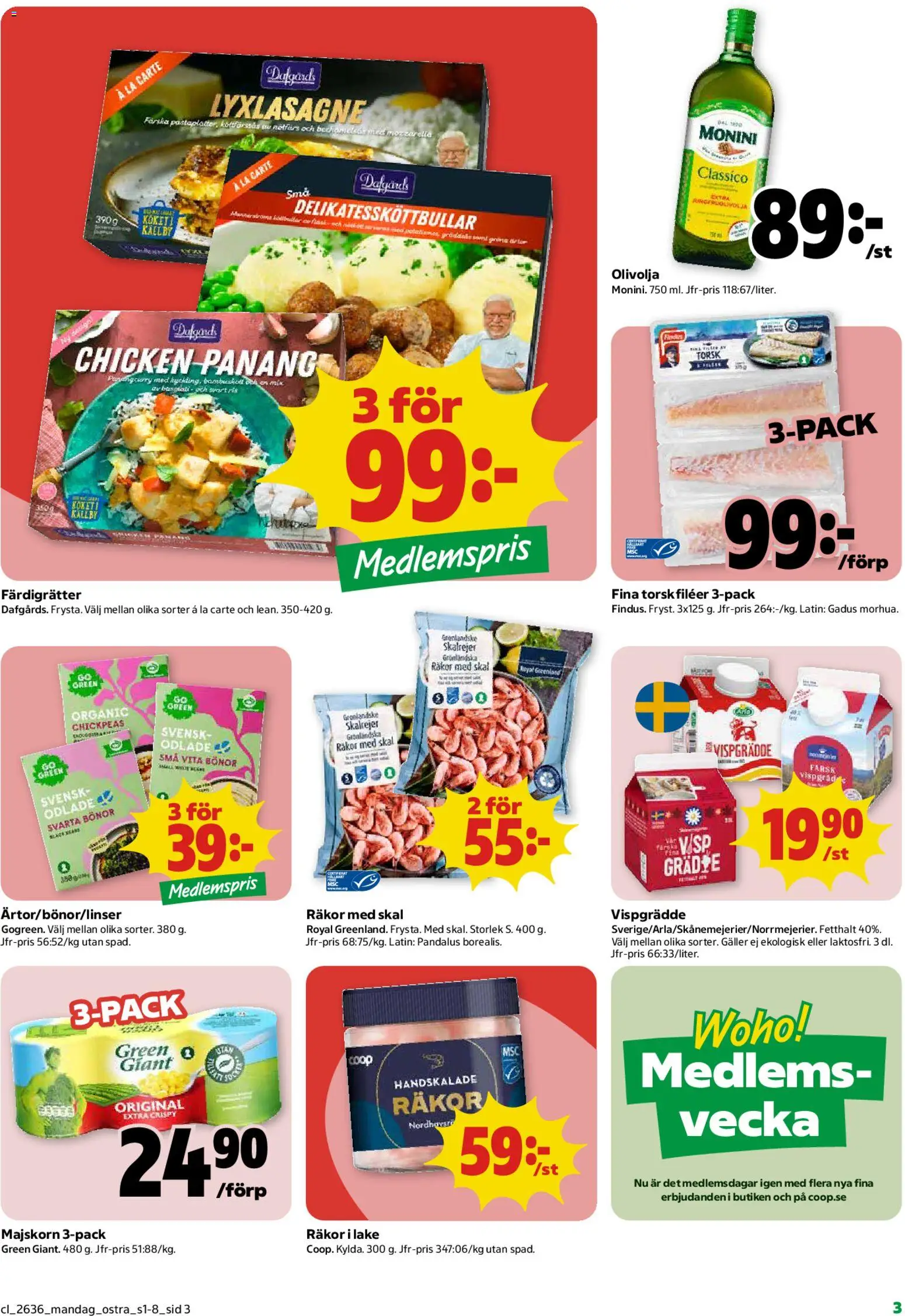Coop Daglivs reklamblad aktuell från 31/08/2026 | Sida: 3