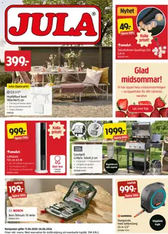 Jula erbjudanden - Förhandsvisning av reklamblad från butik Jula aktuell från 11.06.2026