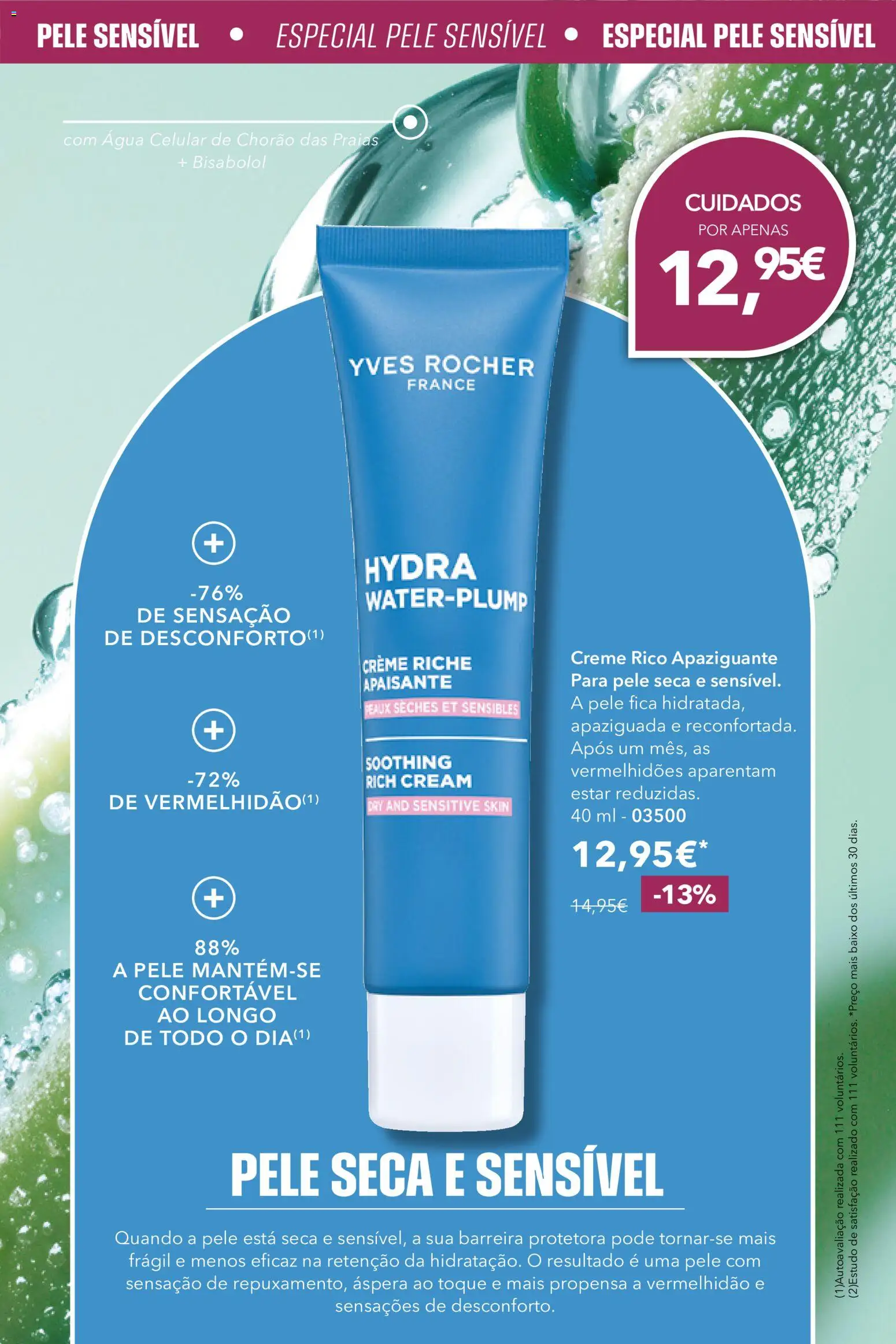 Yves Rocher Catalogo 13 │ válido de 21/10/2026 | Página: 29 | Produtos: Agua, Creme
