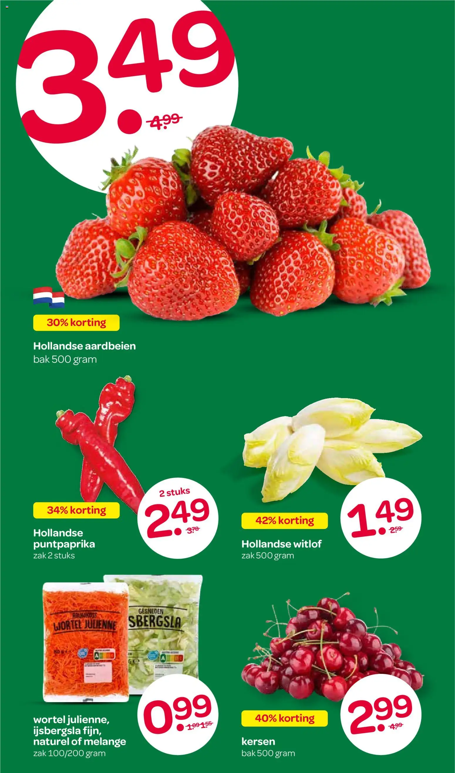 {H1} | Pagina: 8 | Producten: Kersen, Aardbeien, Zak