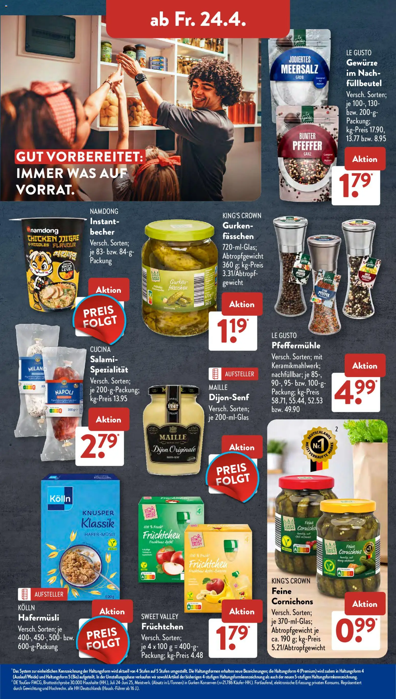 Aldi Süd Prospekt 	 – gültig ab 20.04.2026 | Seite: 17 | Produkte: Kolln, Äpfel, Gewürze, Gurken
