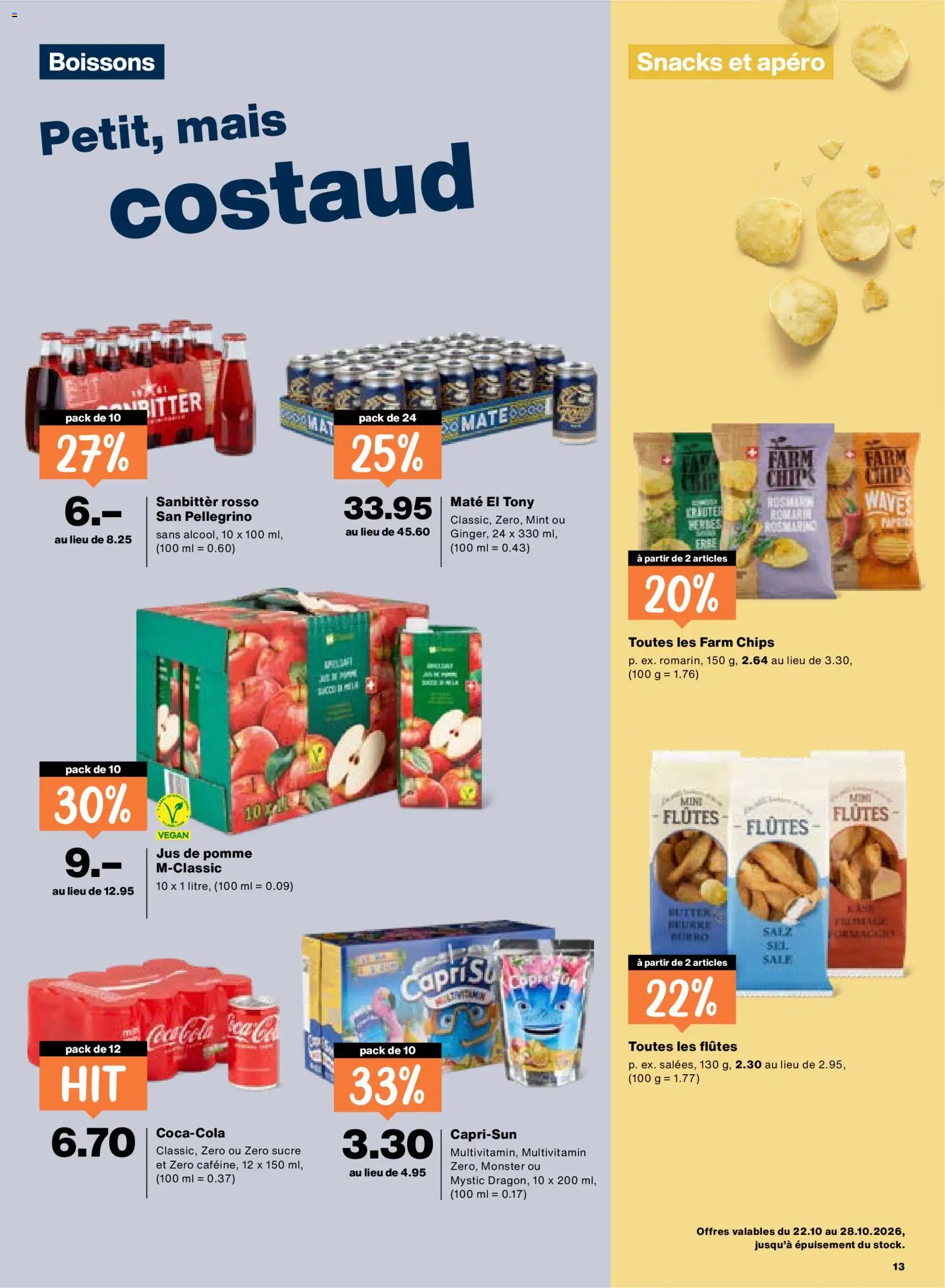 Migros aktionen FR – gültig ab 22.10.2026 | Seite: 13