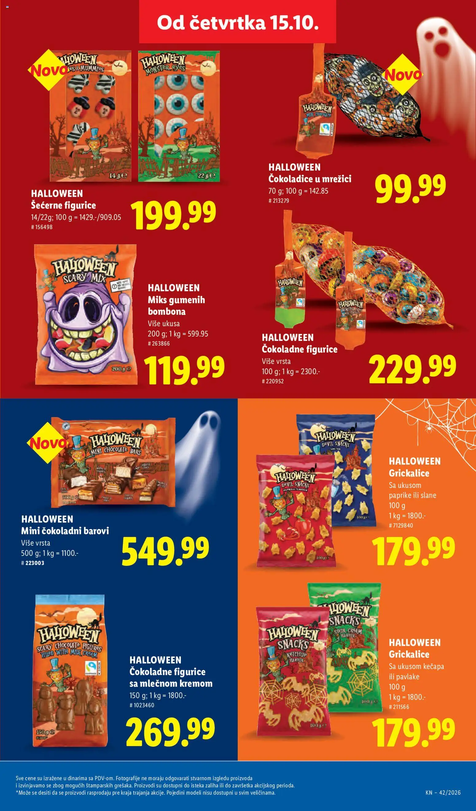 Lidl katalog - važi od 15.10.2026 | Strana: 61 | Proizvode: Grickalice