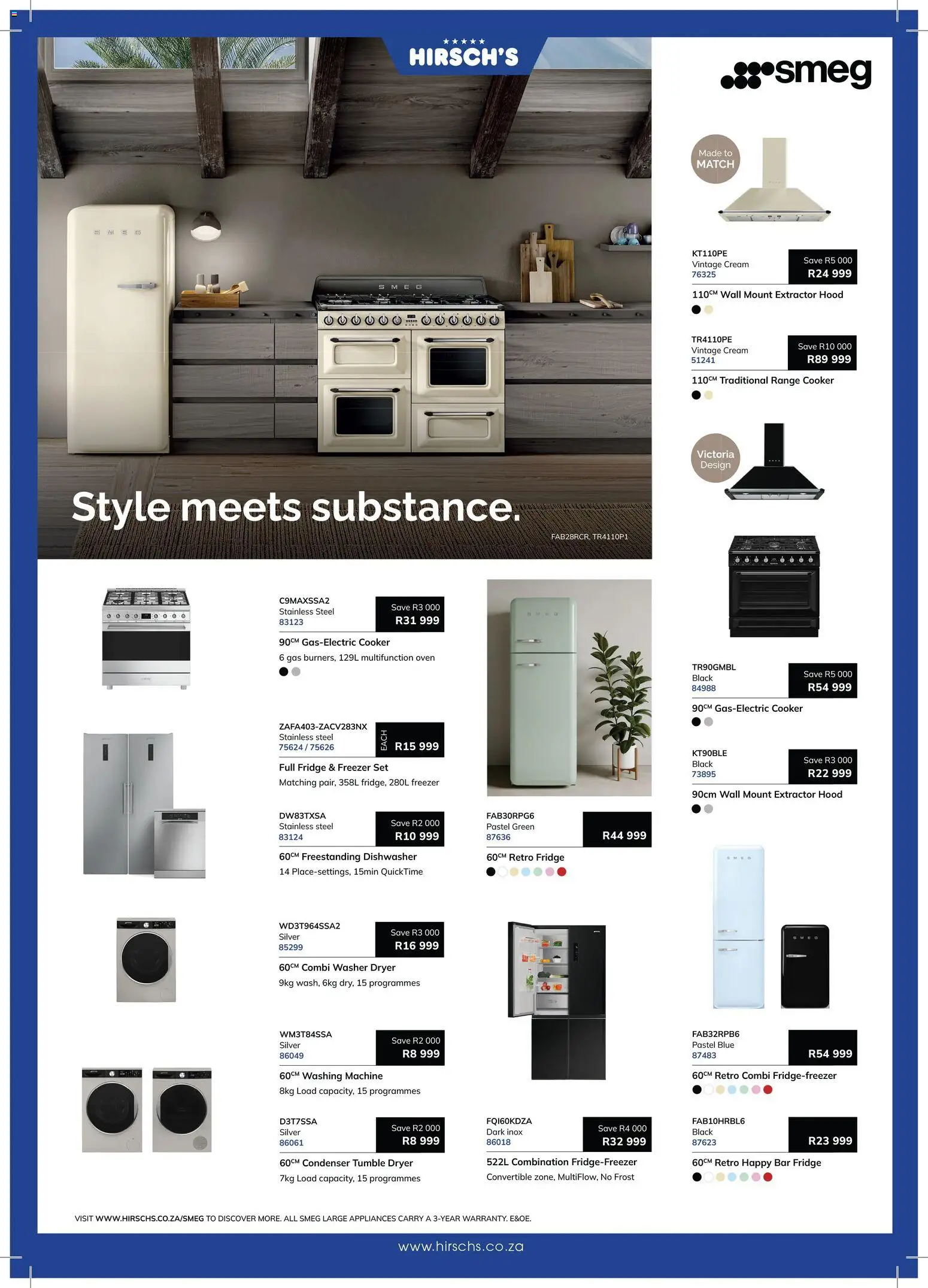New Hirsch's catalogue – valid from 21/08/2026 | Page: 16 | Products: Freezer, Dishwasher, Cooker, Cream