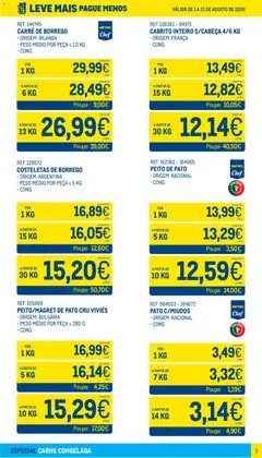 Pré-visualização Makro Leve Mais Pague Menos - Carne Congelada válido de 01/08/2026 | Página: 3