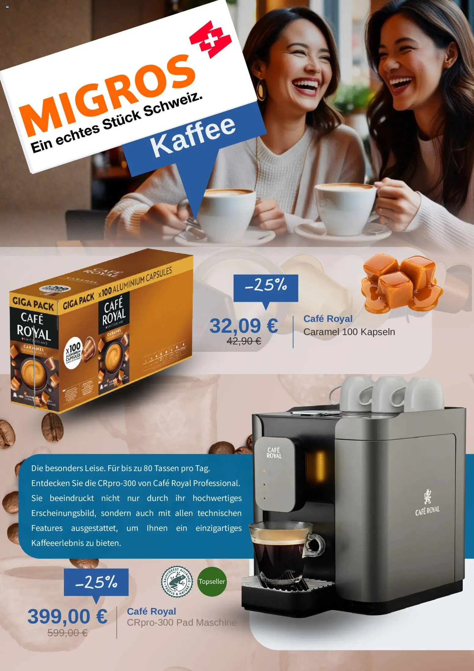 Migros Prospekt – gültig ab 20.10.2026 | Seite: 3 | Produkte: Kaffee