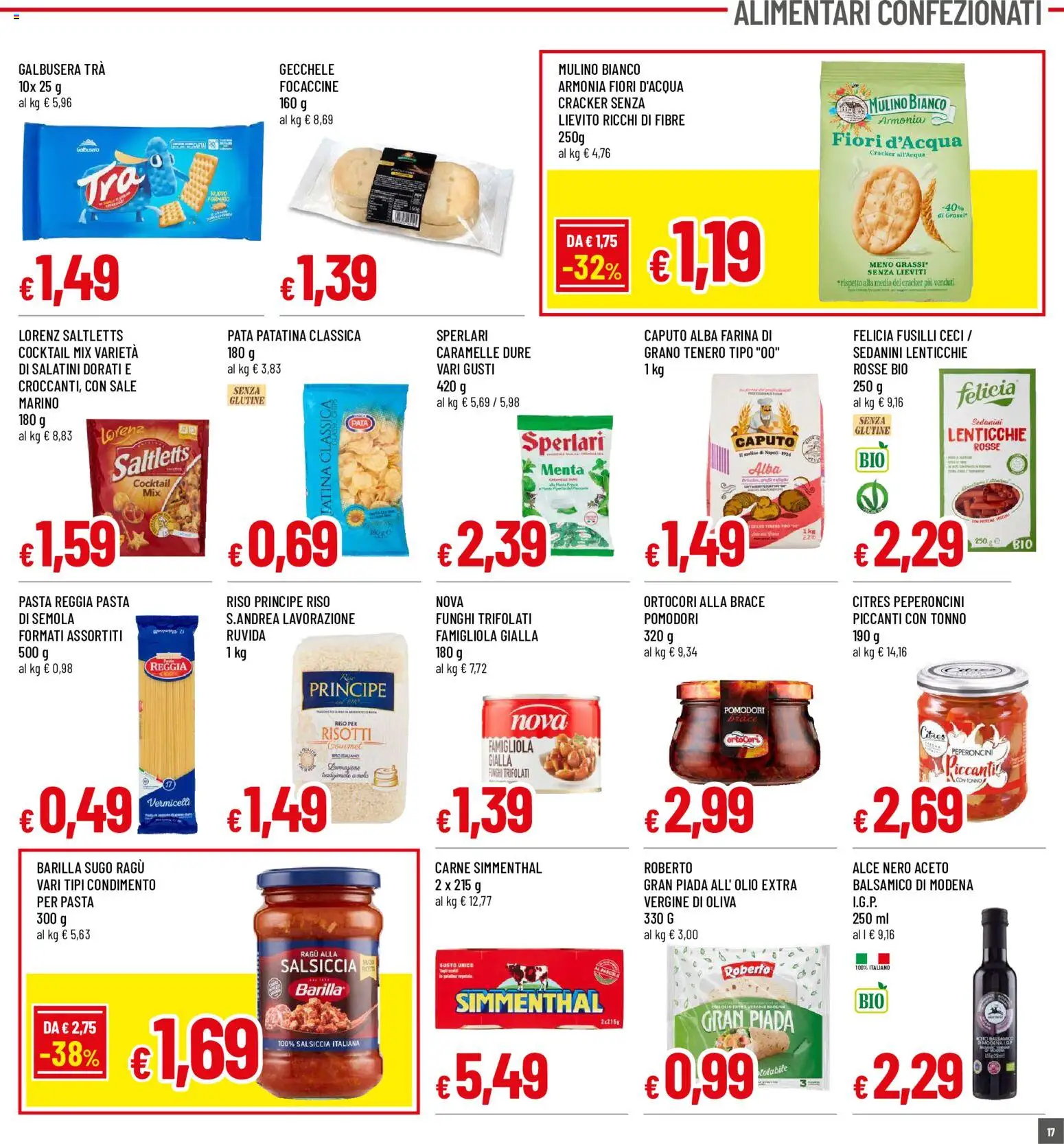 Volantino Galassia del 03/09/2026 | Pagina: 17 | Prodotti: Olio, Salsiccia, Menta, Lievito