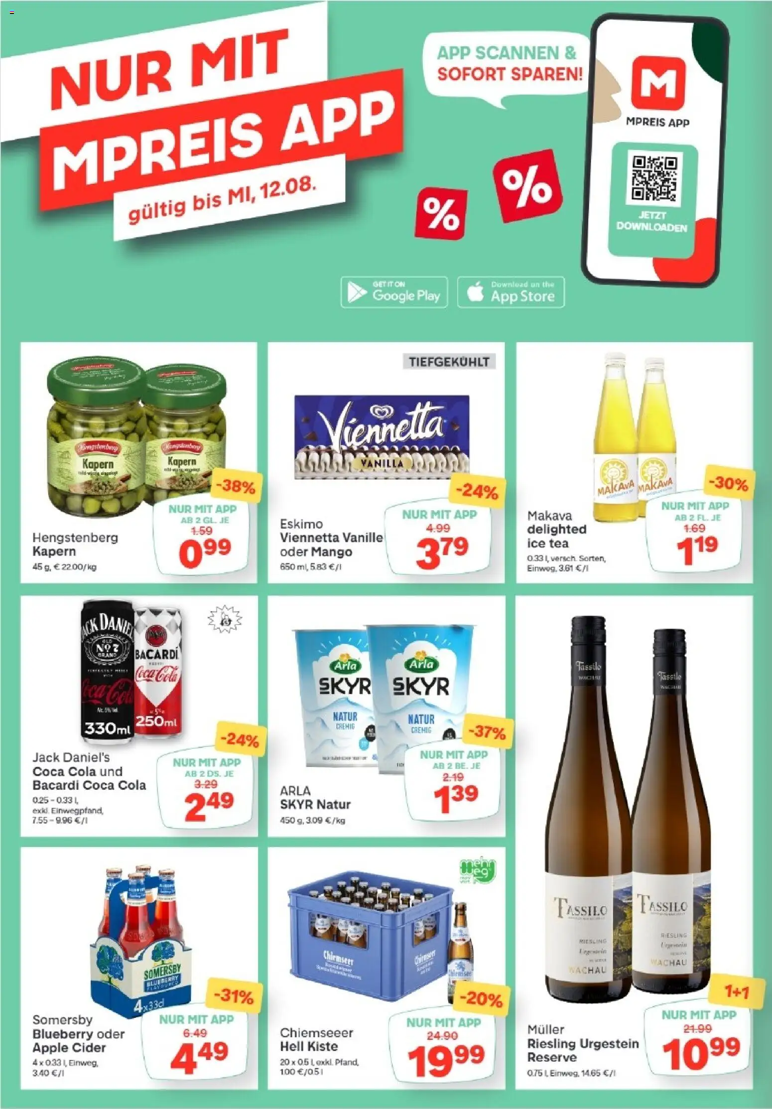 MPREIS Lenzing gültig ab 06.08.2026 | Seite: 14 | Produkte: Mango, Apple