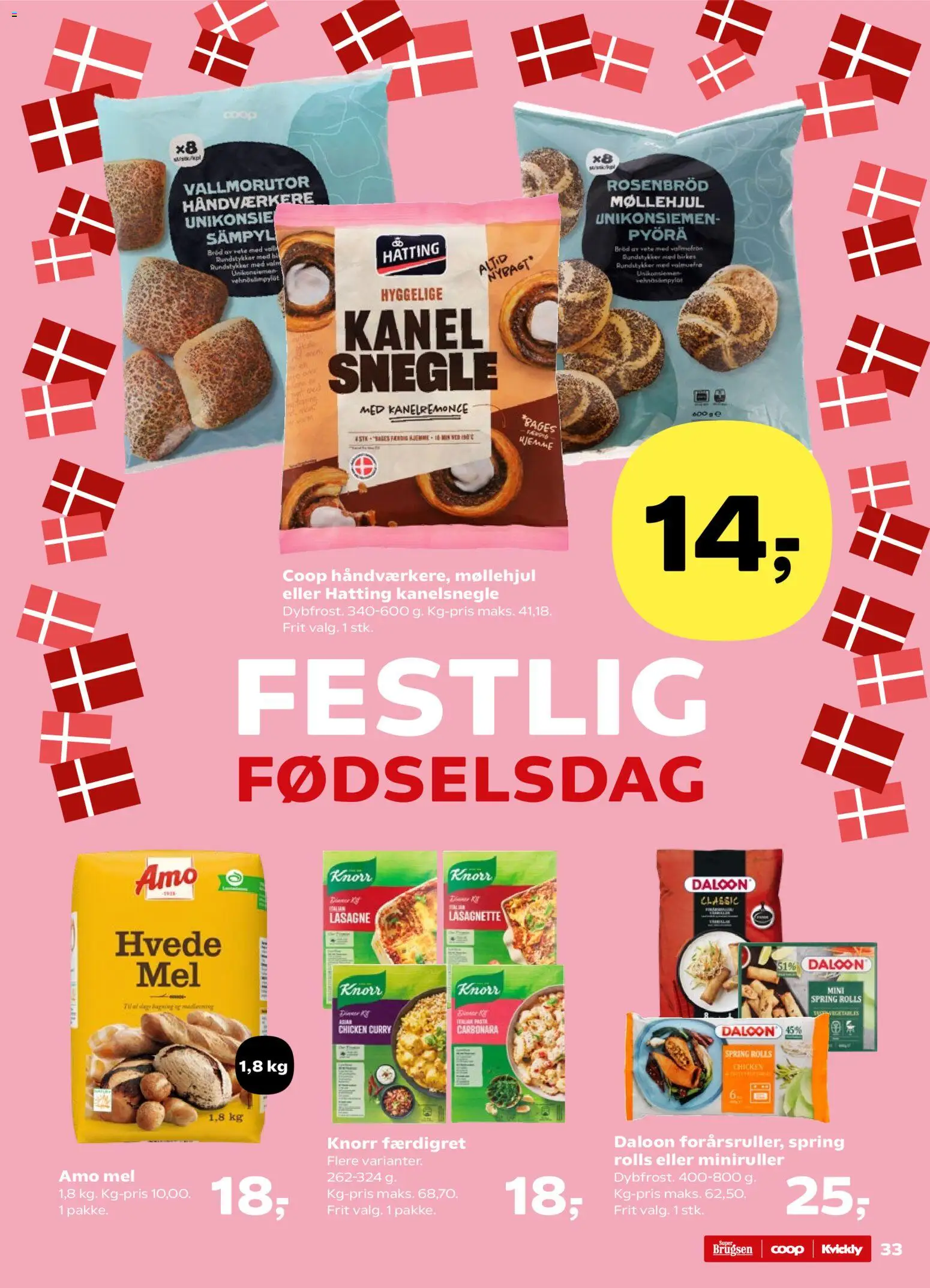 Super Brugsen tilbudsavis – gyldig fra 08.05.2026 | Side: 35 | Produkter: Kanelsnegle, Kanel, Mel, Carpete