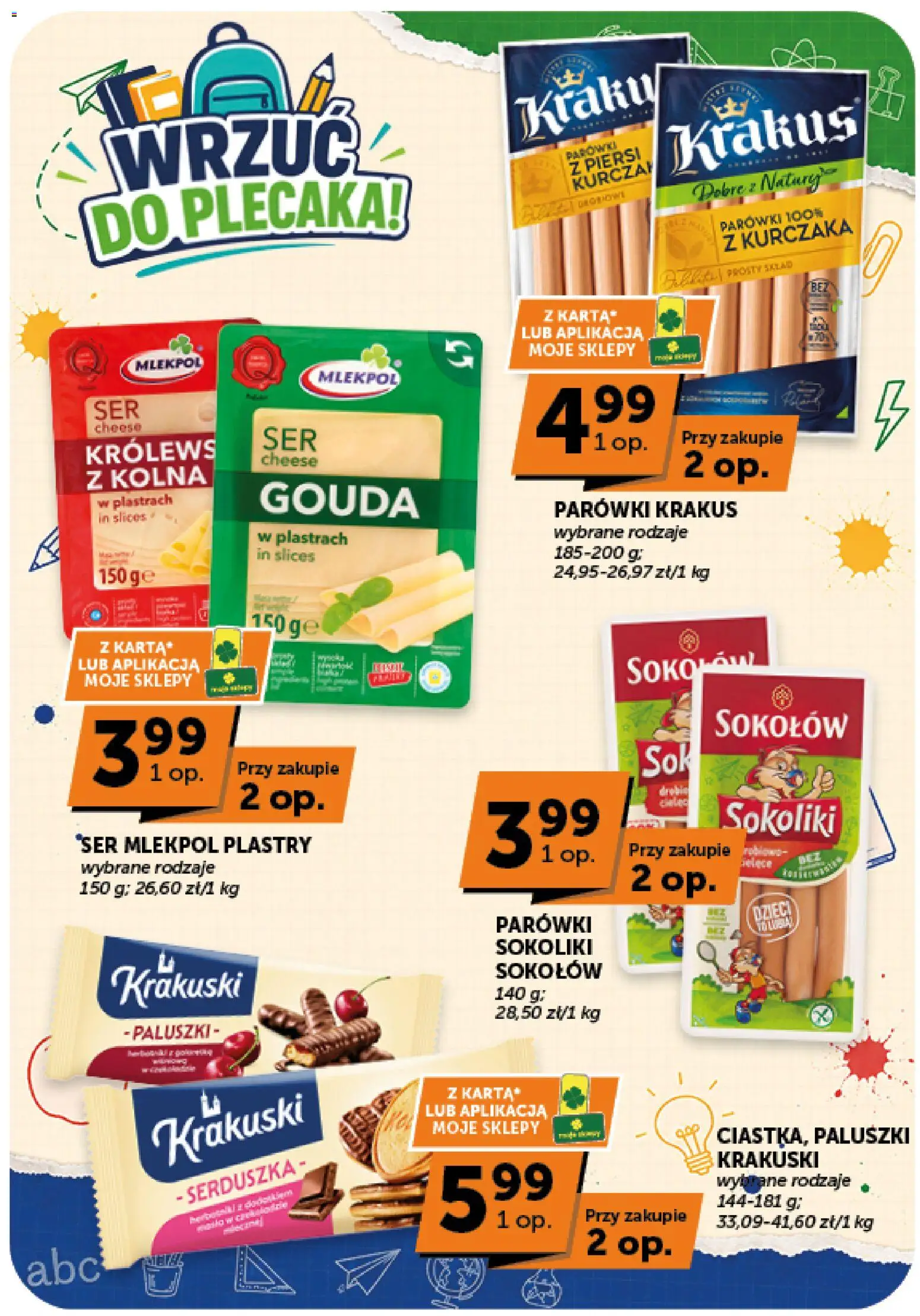 Groszek gazetka od 03.09.2026 | Strona: 7 | Produkty: Karta, Piersi, Parówki, Paluszki