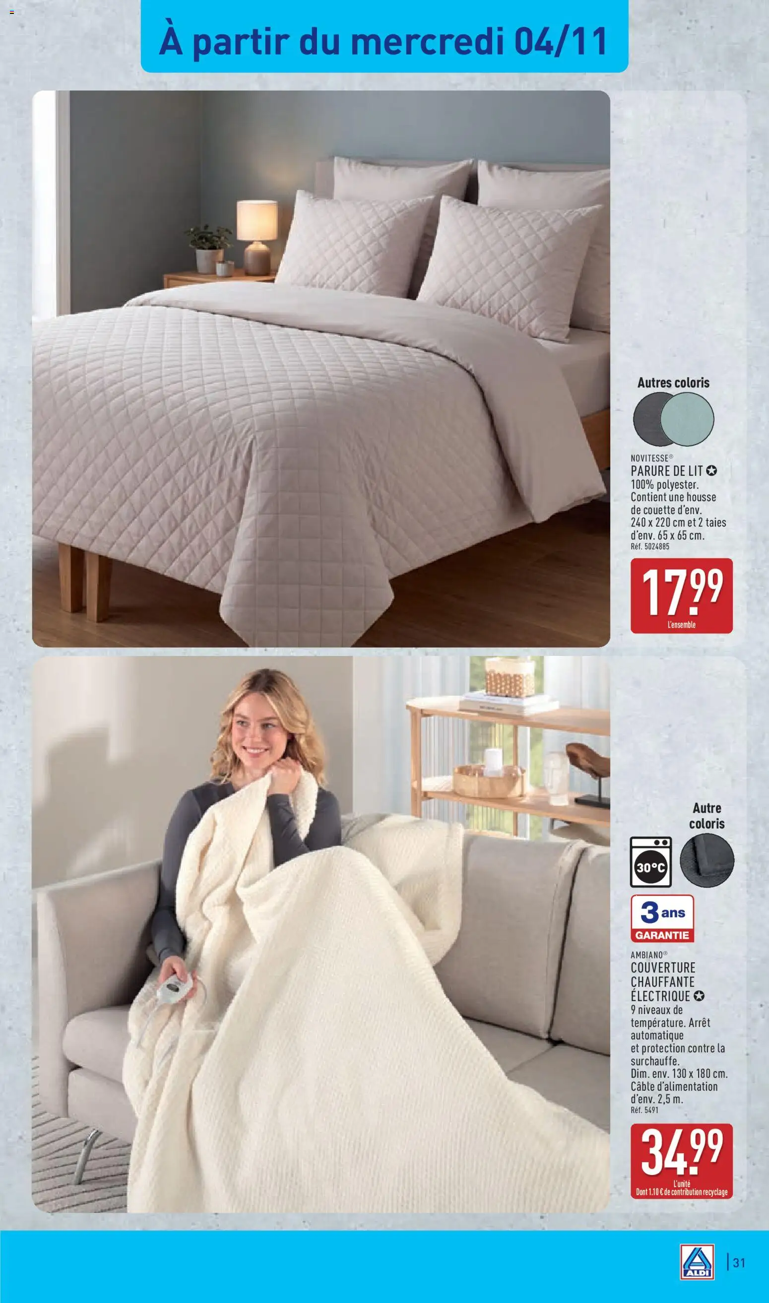 {H1} | Page: 35 | Produits: Parure de lit, Couverture, Housse de couette, Couette