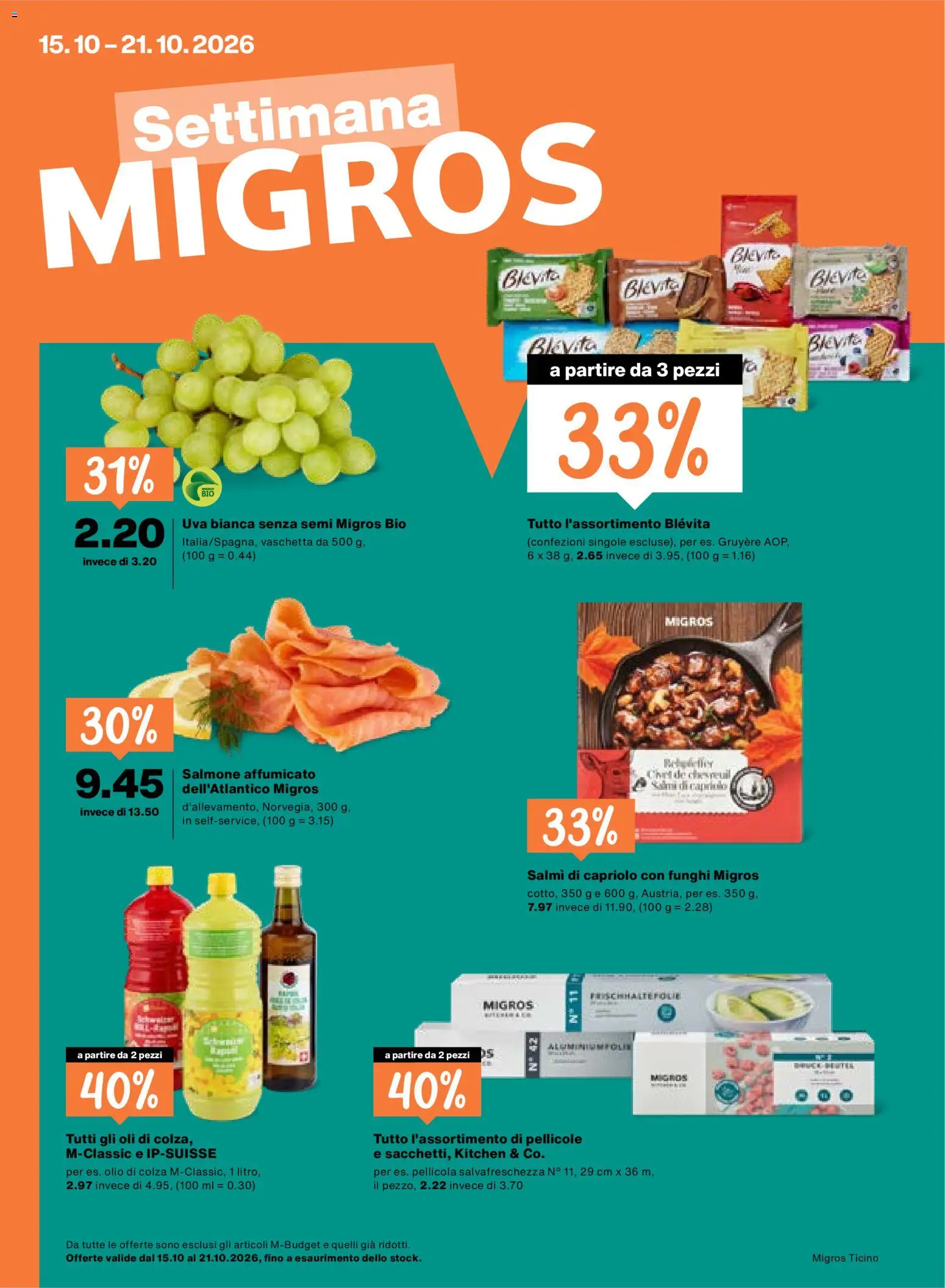 Migros aktionen IT – gültig ab 15.10.2026 | Seite: 1