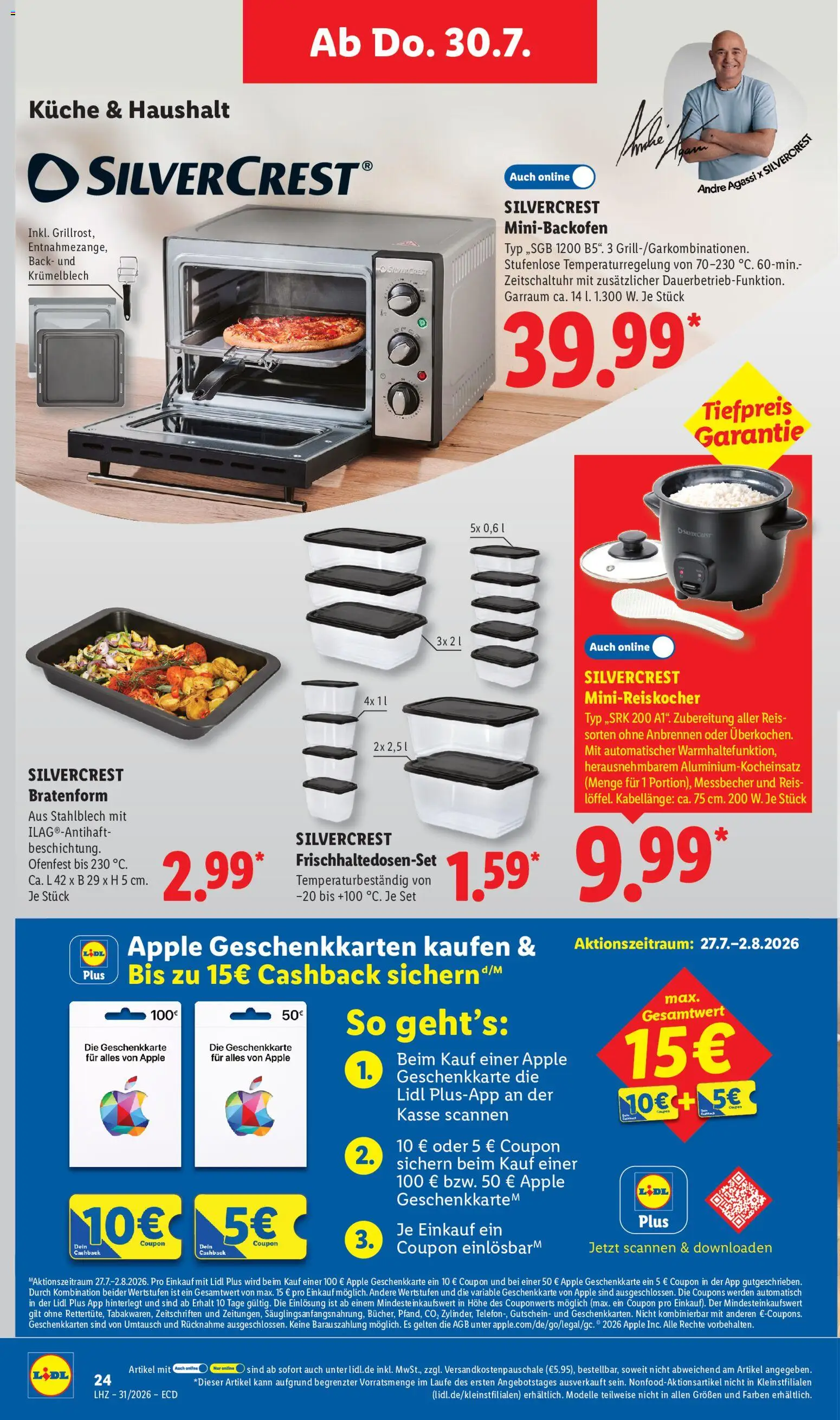 Lidl Německo leták od 27.07.2026 | Strana: 16 | Produkty: Apple