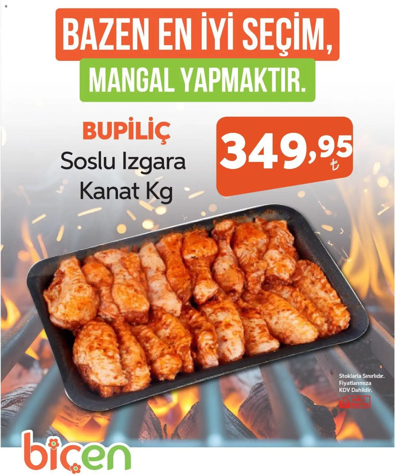 Biçen Market - Mangal Yapmaktır - 22.05.2026 tarihinden itibaren geçerlidir | Sayfa: 1
