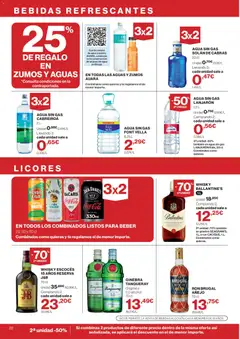 Vista previa Hipercor catálogo válido desde el 28/10/2026 | Página: 22 | Productos: Bacardi, Piña, Té, Bebidas