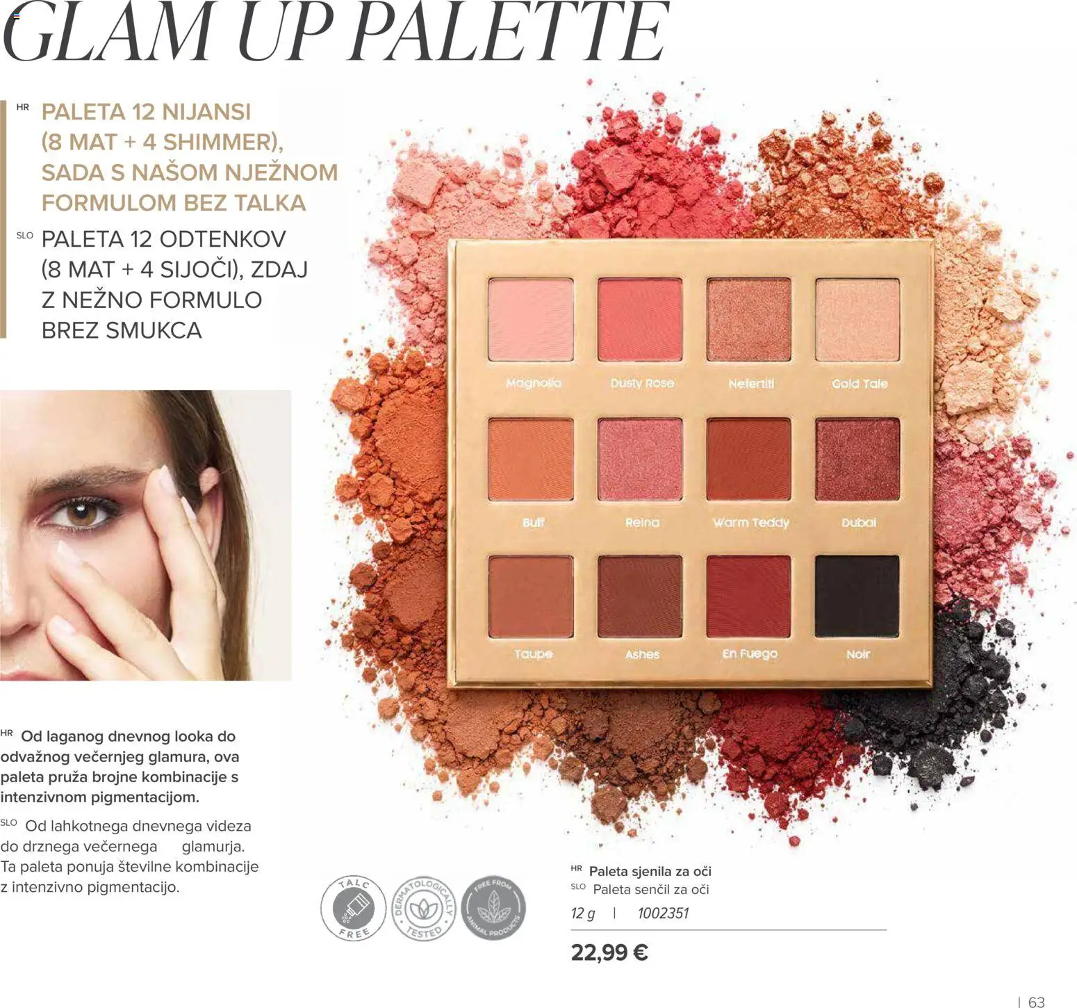 Farmasi katalog | vrijedi od 01.09.2026 | Stranica: 63 | Proizvodi: Paleta
