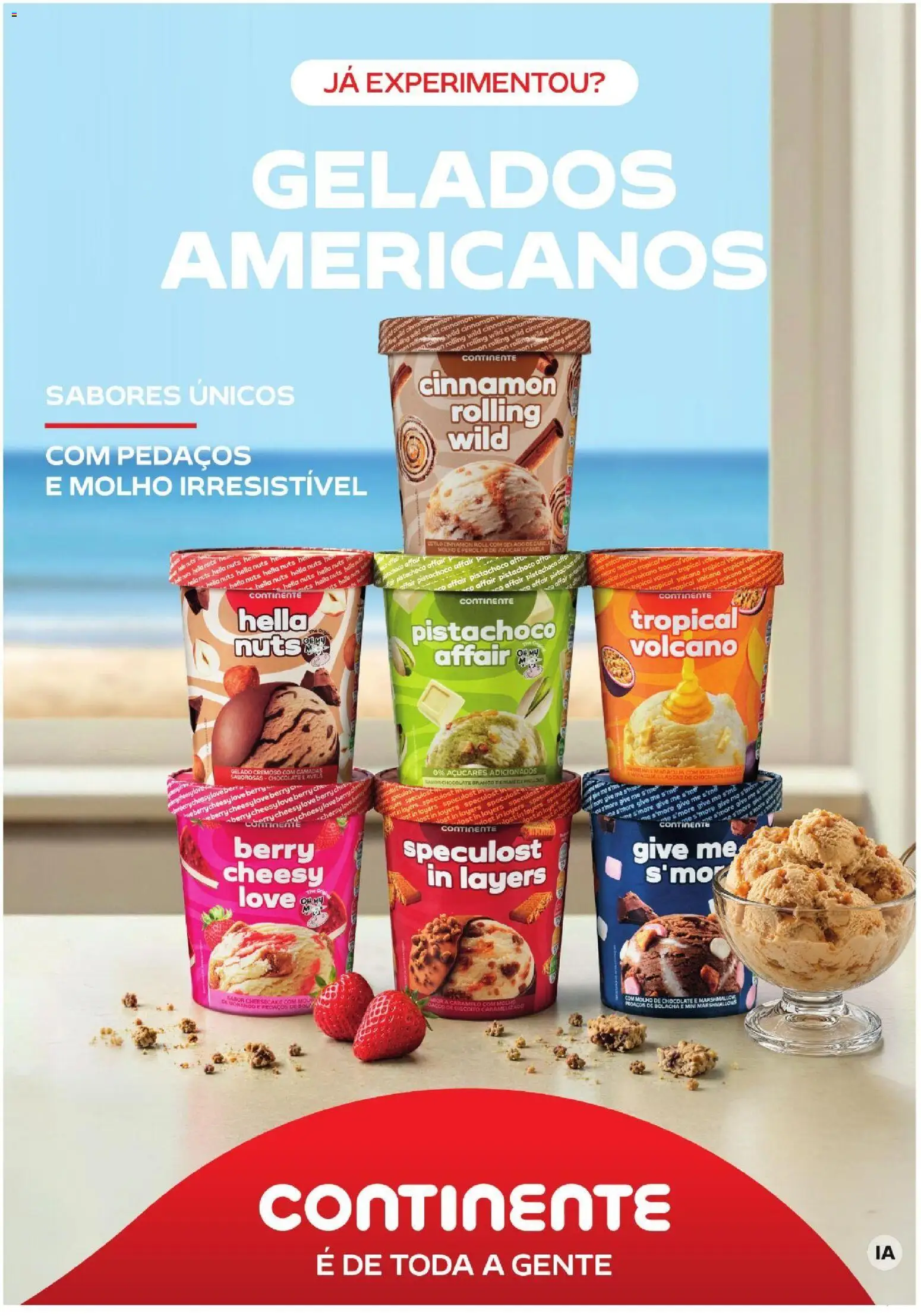Continente folheto Açores │ válido de 15/10/2026 | Página: 5 | Produtos: Gelado, Chocolate, Açúcar