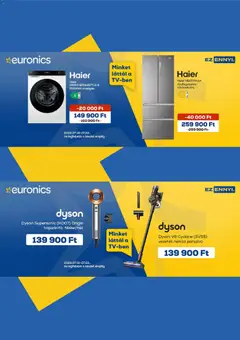 Euronics akciós újság - amely érvényes a következő dátumtól: 2026.07.16. | Oldal: 2