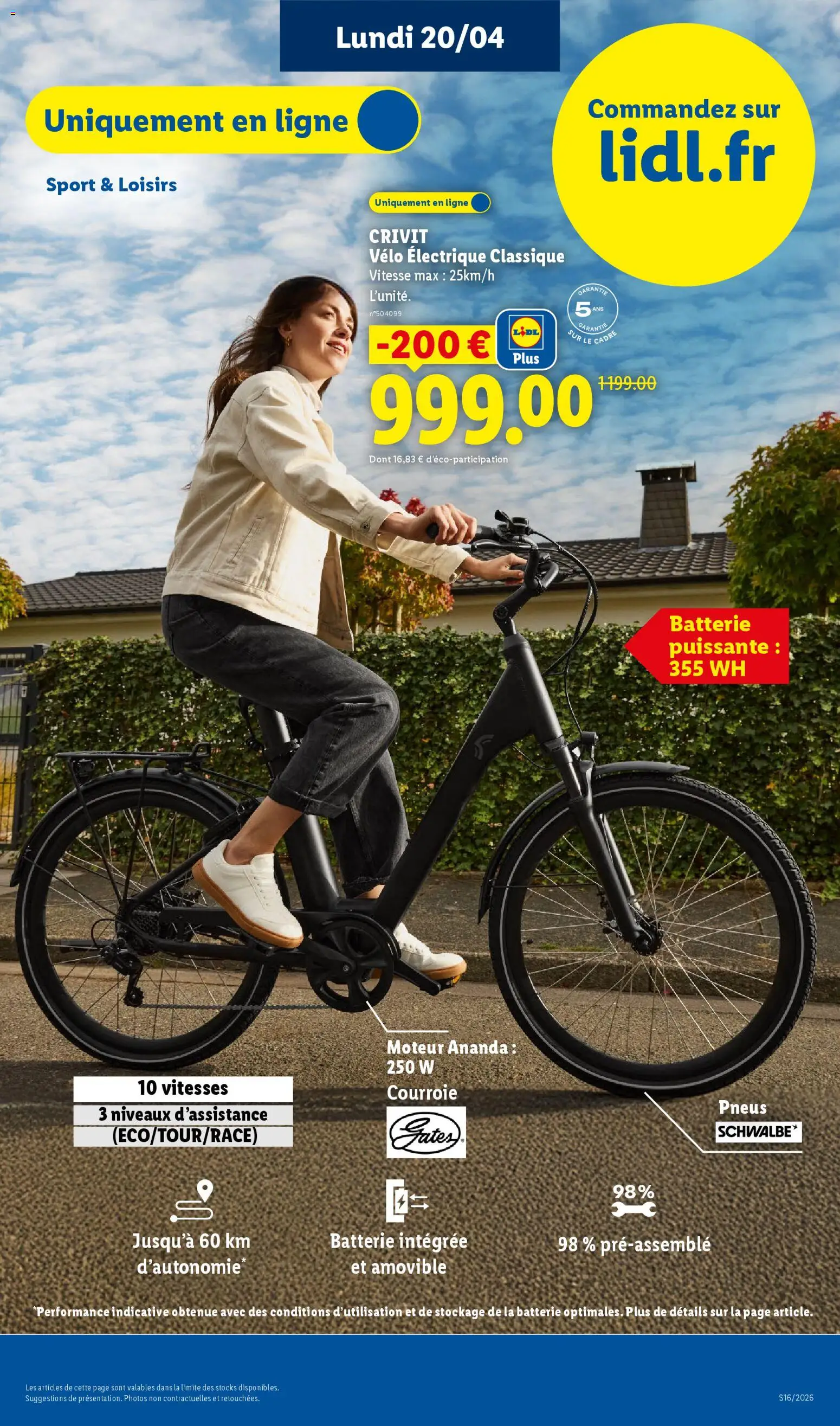 {H1} | Page: 57 | Produits: Vélo électrique, Pneus, Batterie, Cadre