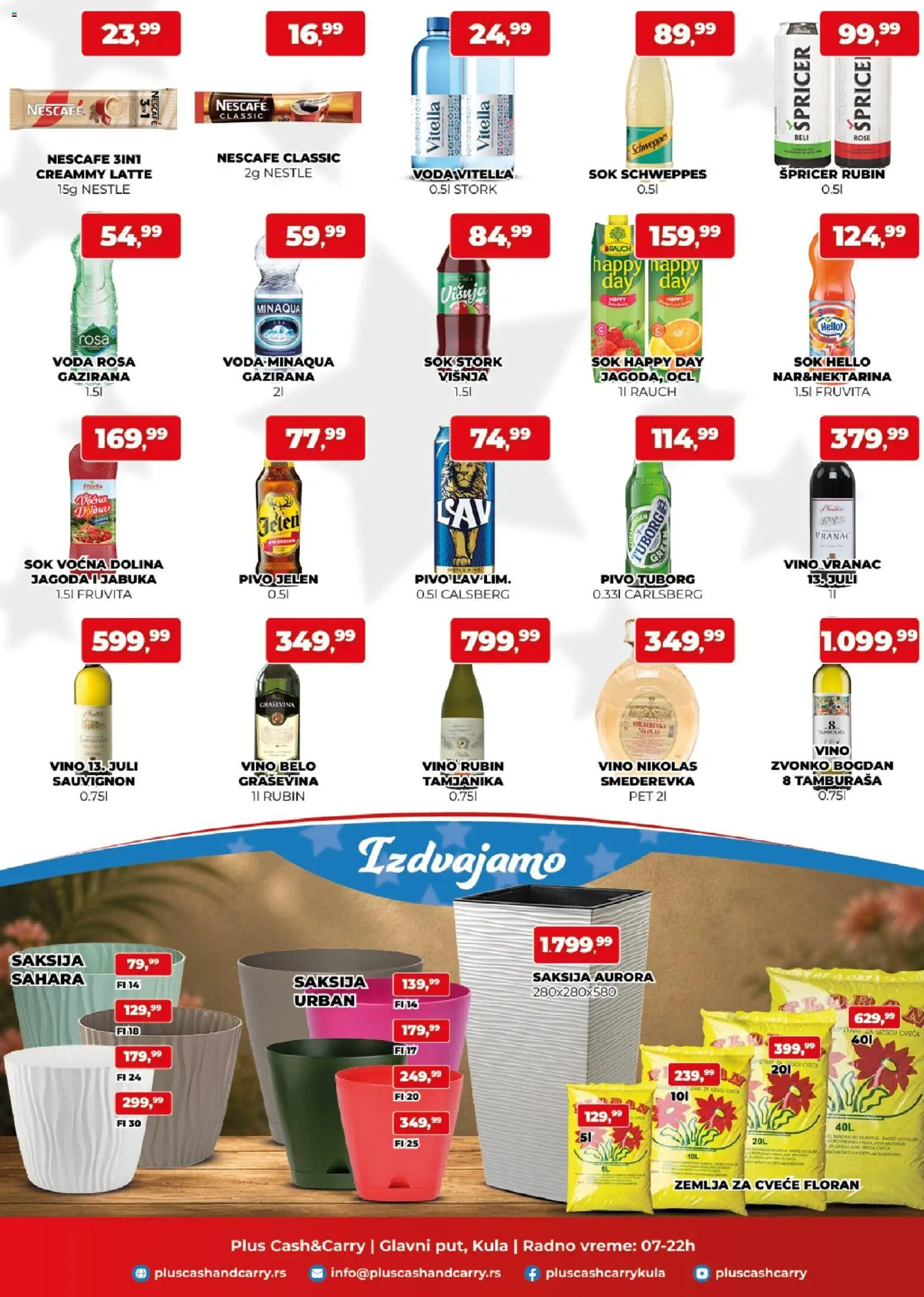 Plus Cash & Carry katalog - važi od 15.05.2026 | Strana: 3 | Proizvode: Jagoda, Voda, Carlsberg, Nescafé