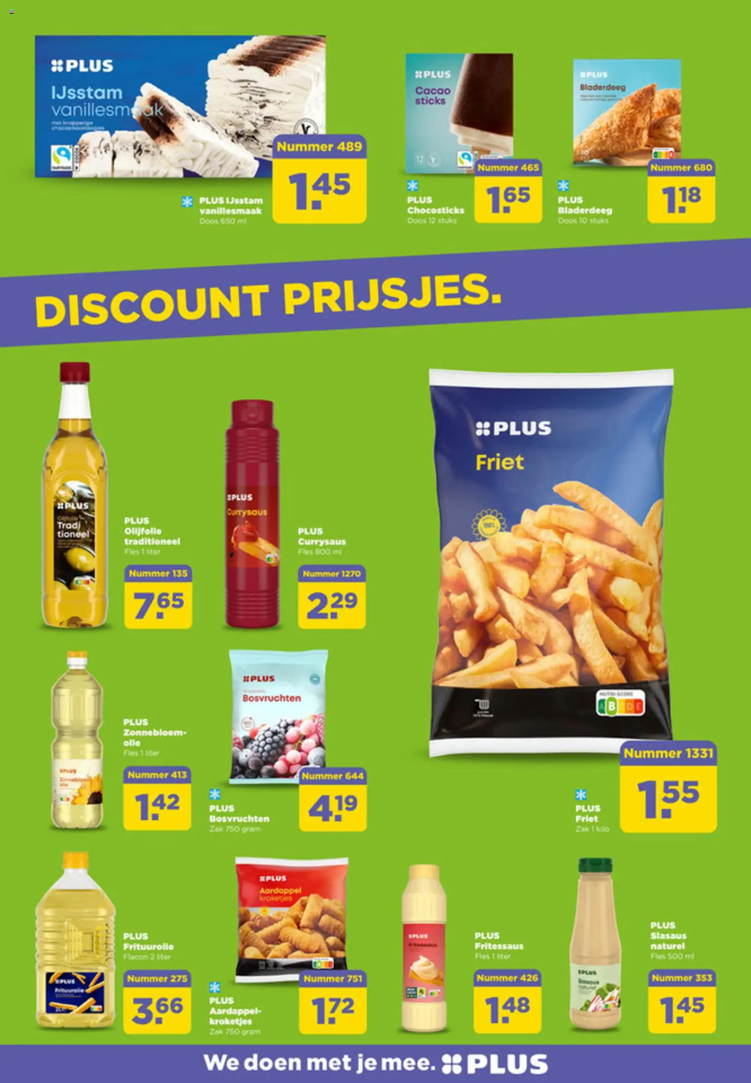 {H1} | Pagina: 5 | Producten: Fagyasztott gyümölcs, Fles, Olijfolie, Friet