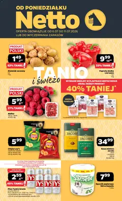 Pogląd oferty "Netto gazetka od poniedziałku spożywcza" - ważna od 06.07.2026