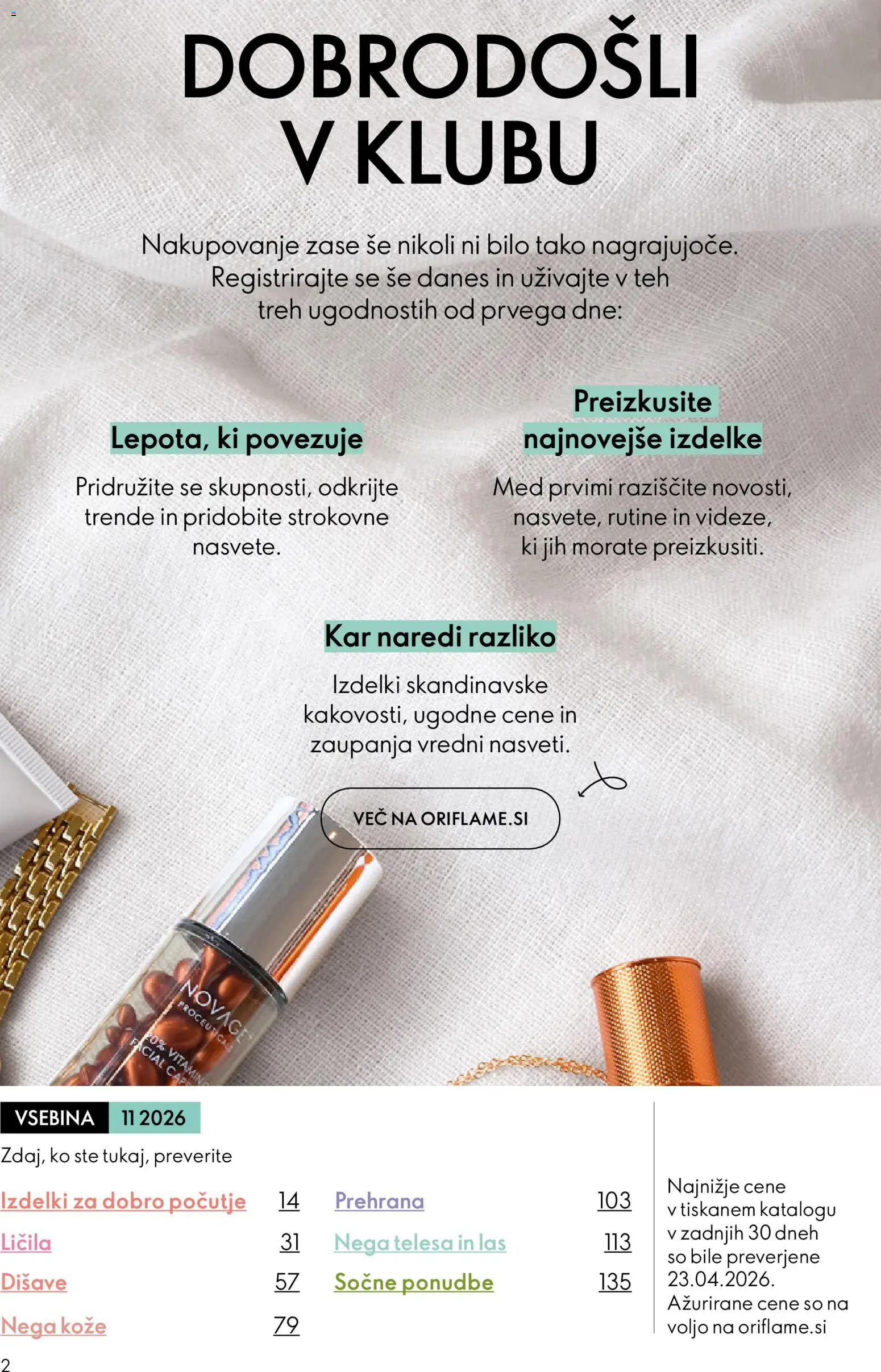 Novi Oriflame katalog ponudbe – veljaven od 05.08.2026 | Stran: 2