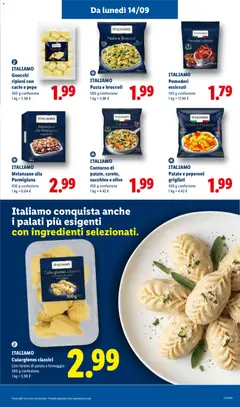 Anteprima del volantino ITALIAMO Pasta e broccoli, 500 g confezione valido a partire dal 10/09/2026 | Pagina: 53