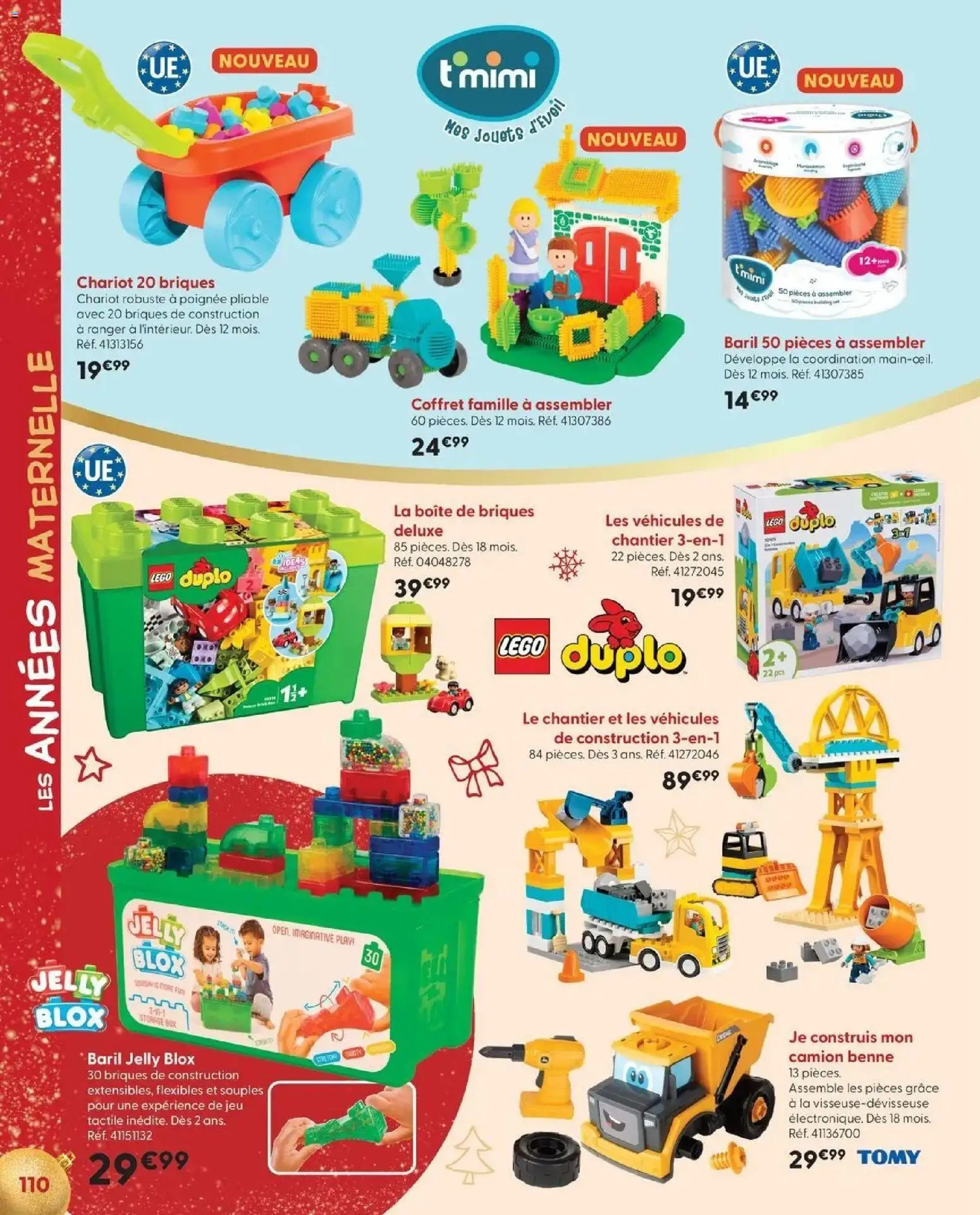 La Grande Récré - LE NOËL DE TOUTES LES PASSIONS à partir du 14/10/2026 - promo en ligne | Page: 110 | Produits: Légo, LEGO DUPLO, Jouets, Briques