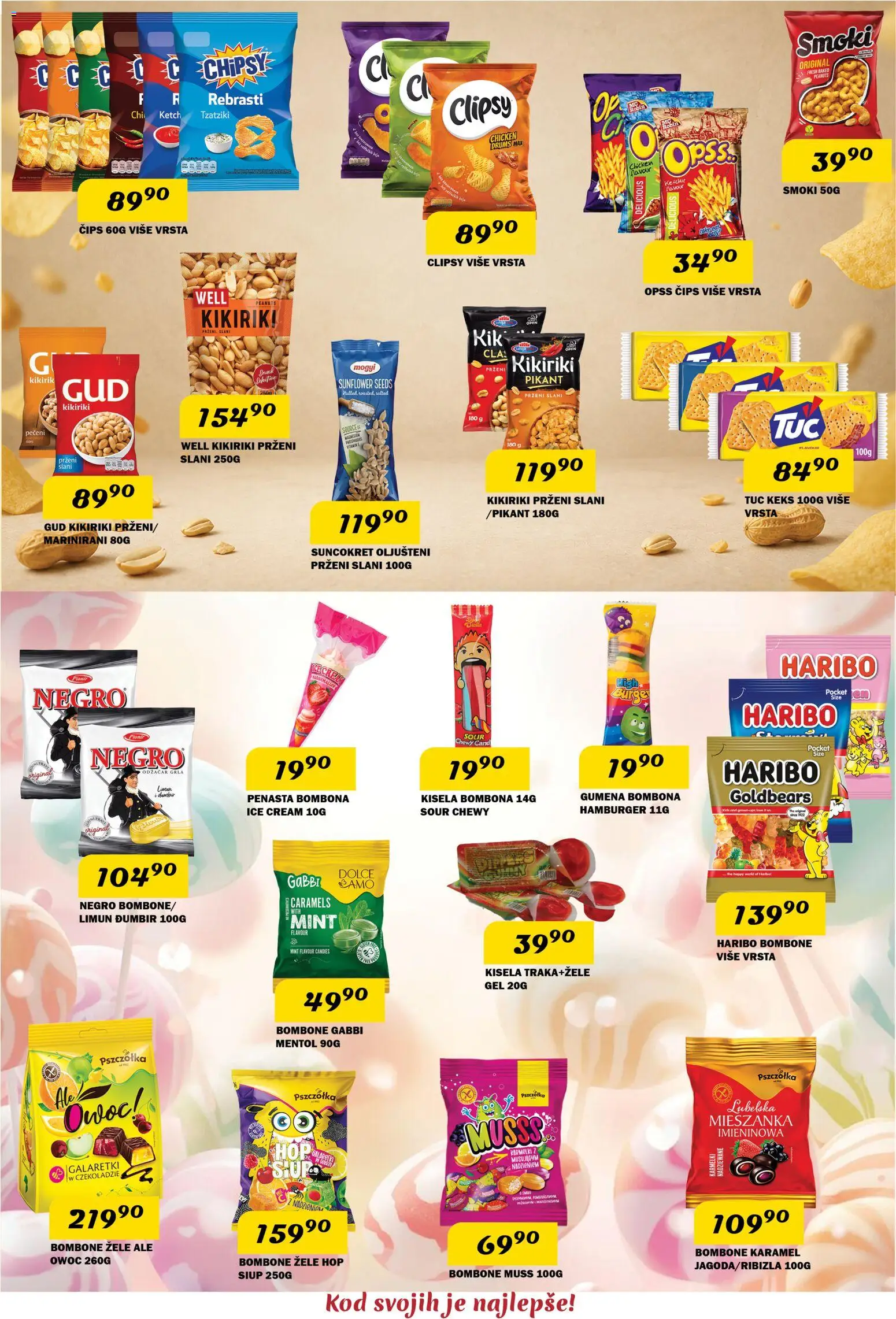 VP Dima katalog - važi od 04.06.2026 | Strana: 7 | Proizvode: Bombone, Haribo, Tuc, Limun
