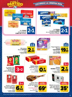 Vista previa Carrefour Precio Imbatible válido desde el 10/07/2026 | Página: 3 | Productos: Berberechos, Sardinillas, Aceite, Papel higienico