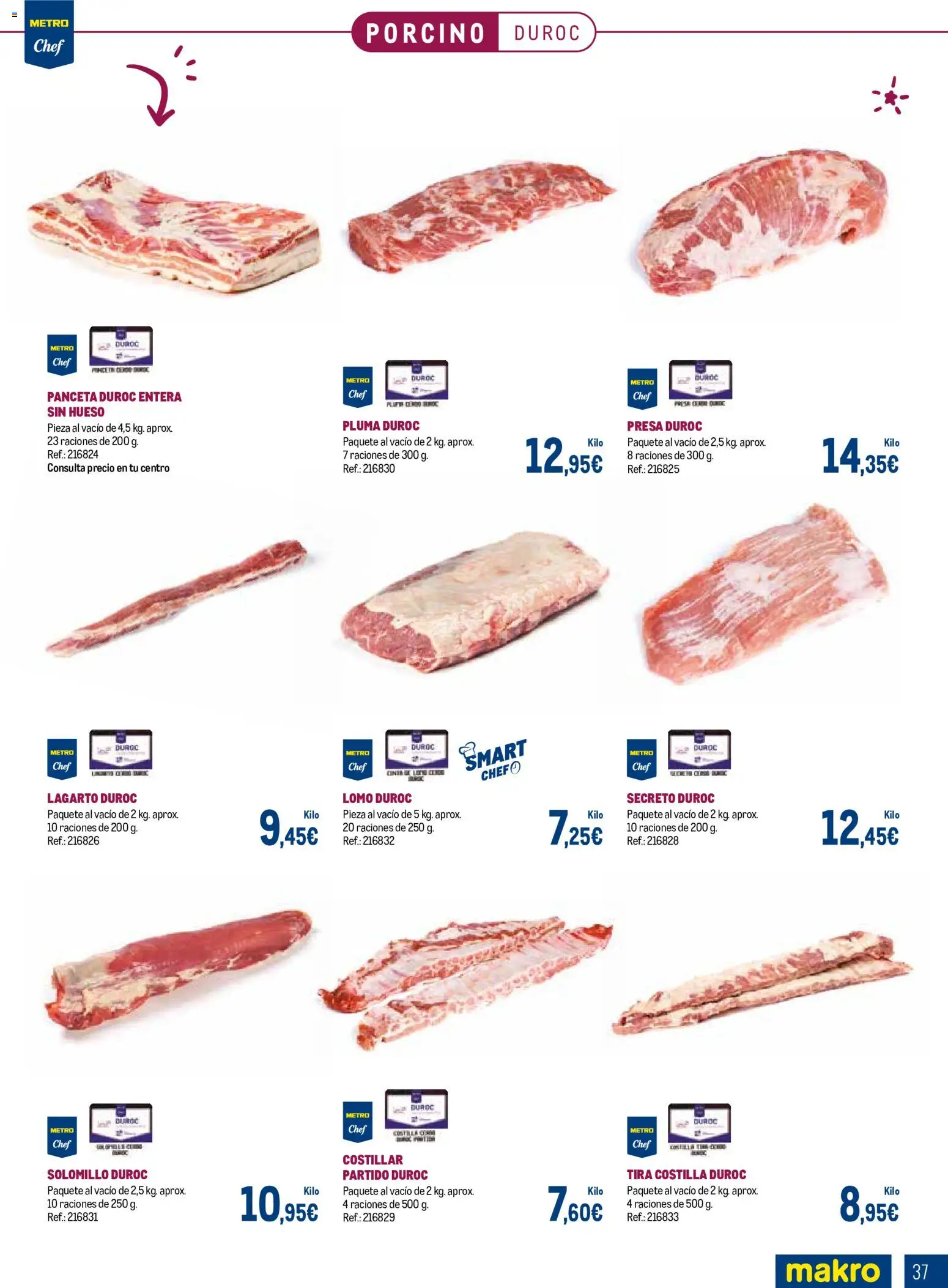 Makro Expertos en carnes │ válido desde el 07/09/2026 | Página: 37 | Productos: Panceta, Lomo
