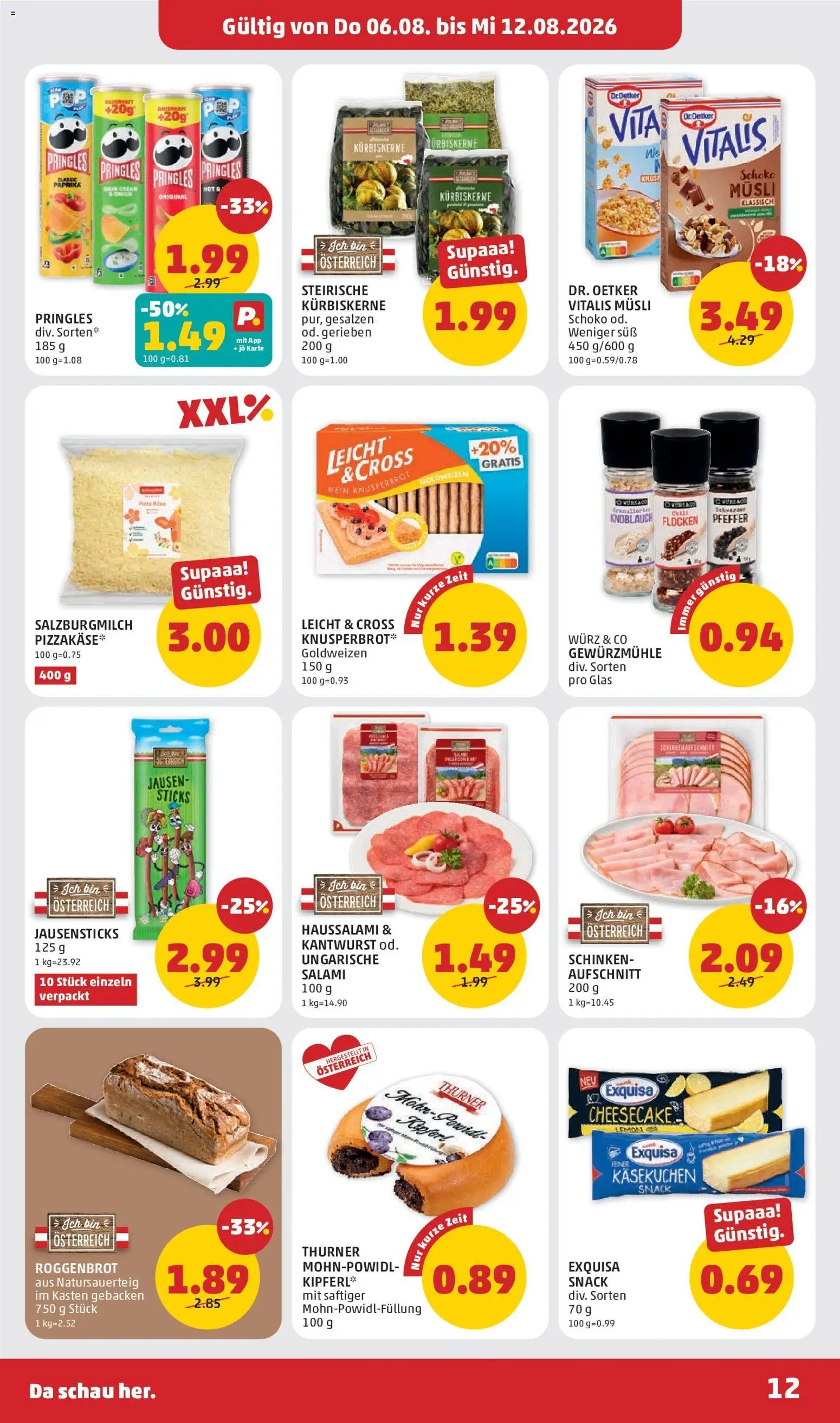 Penny Markt - Flugblatt gültig ab 06.08.2026 | Seite: 12