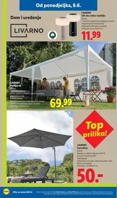 Lidl Katalog - Pregled kataloga iz trgovine Lidl, vrijedi od 08.06.2026 | Stranica: 42 | Proizvodi: Baterija, Svjetiljka, Suncobran, USB