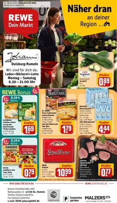 Rewe Prospekt Duisburg / Rumeln ab 27.07.2026 gültig