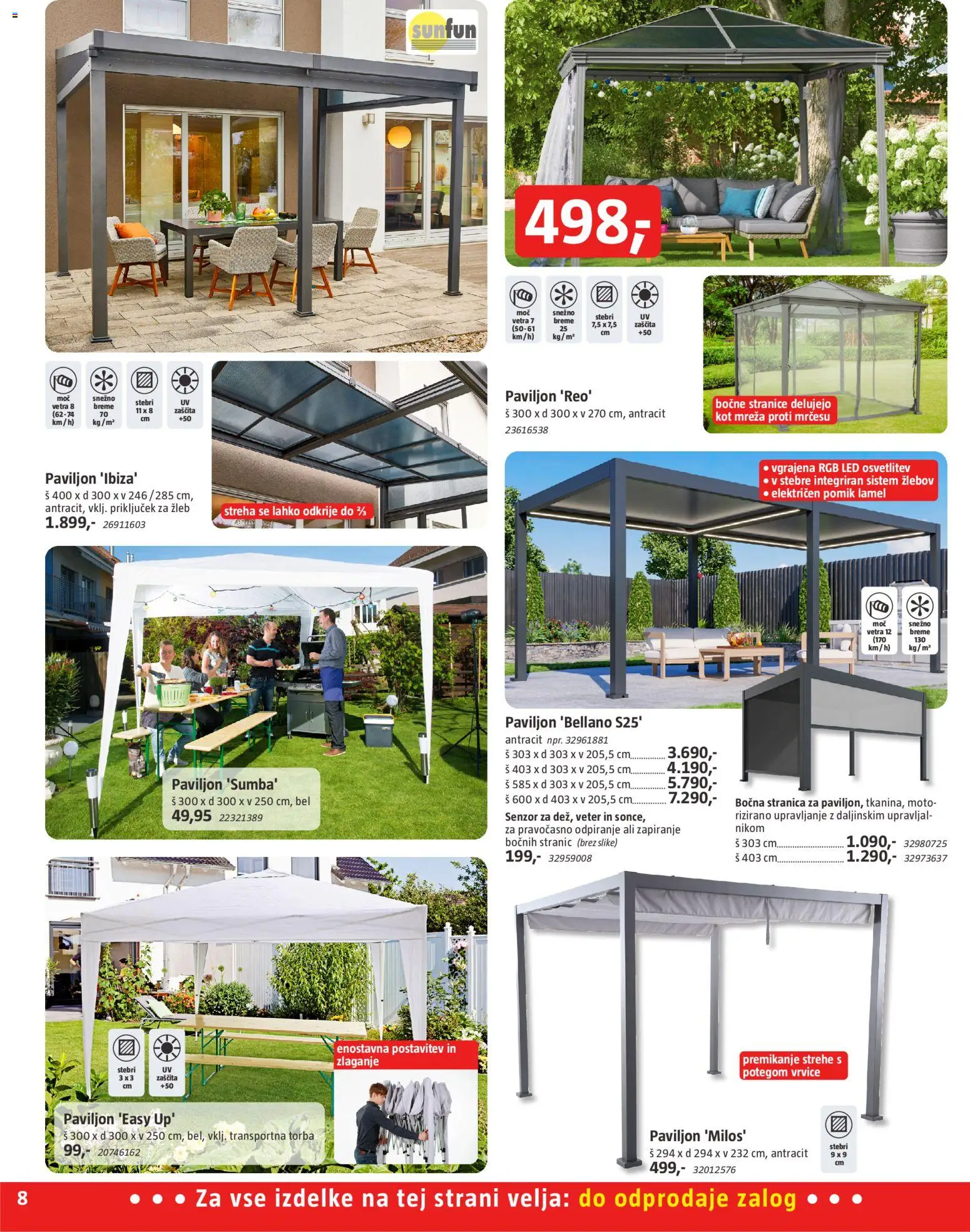 Novi Bauhaus katalog ponudbe – veljaven od 20.05.2026 | Stran: 8 | Izdelki: Paviljon, Torba