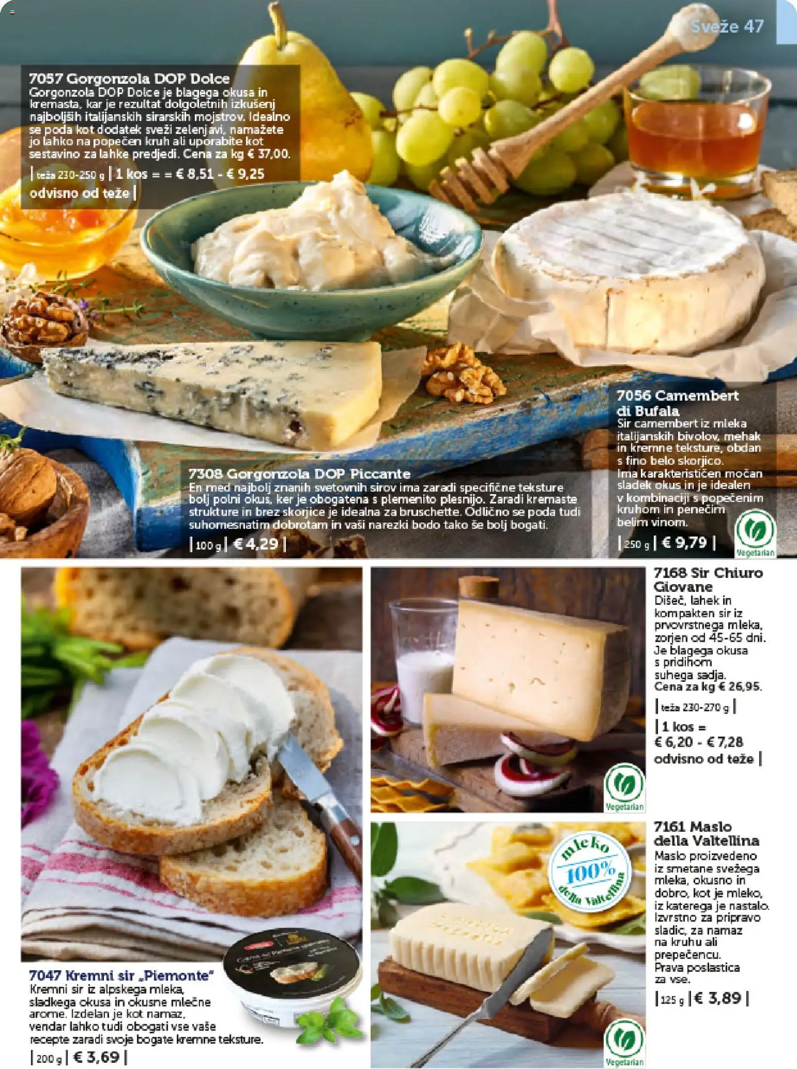 Novi Bofrost katalog ponudbe – veljaven od 01.02.2026 | Stran: 47 | Izdelki: Med, Namaz, Maslo, Kruh