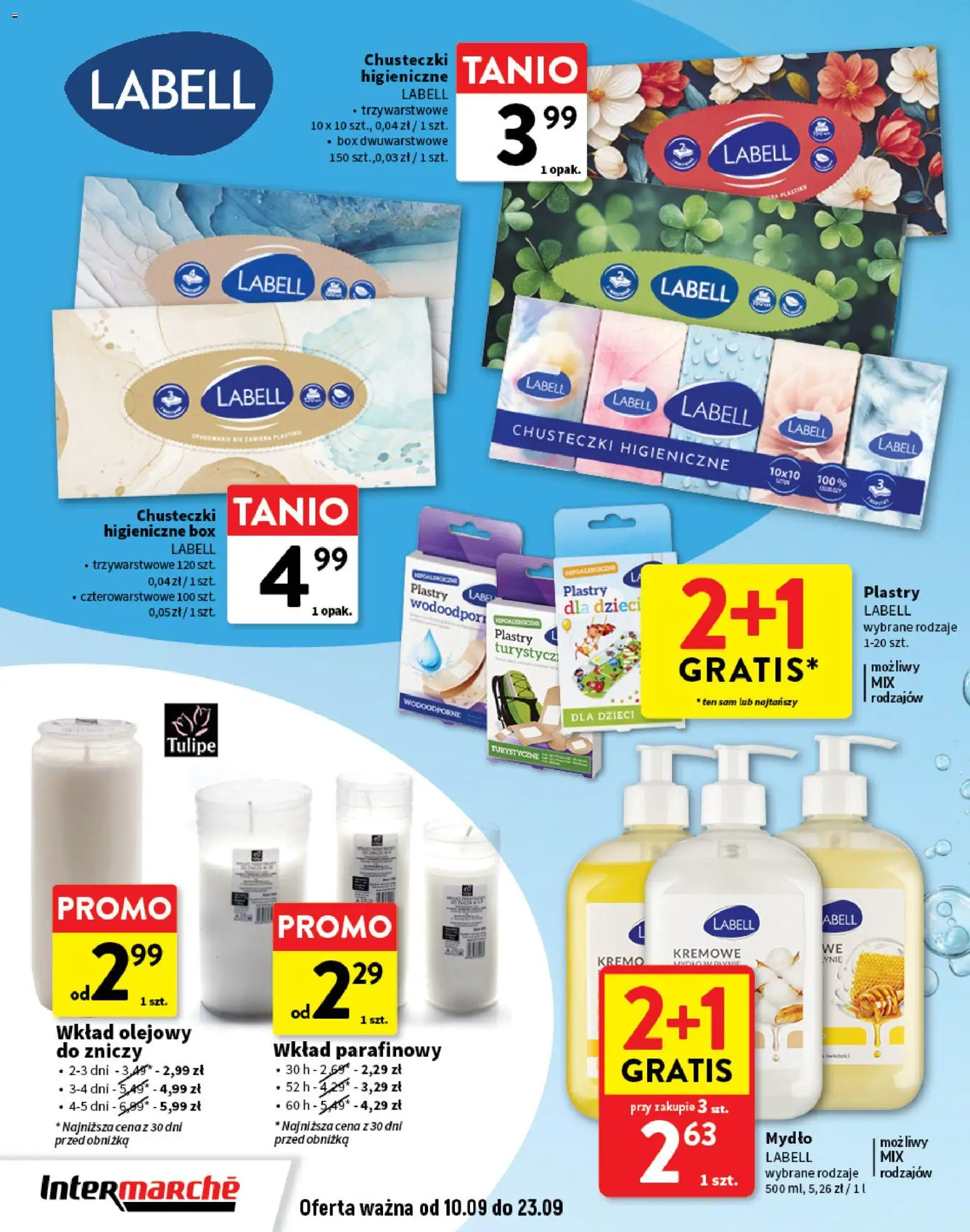 Intermarche gazetka - O La La! Ja to kupuję! od 10.09.2026 | Strona: 16 | Produkty: Chusteczki, Chusteczki higieniczne, Mydło