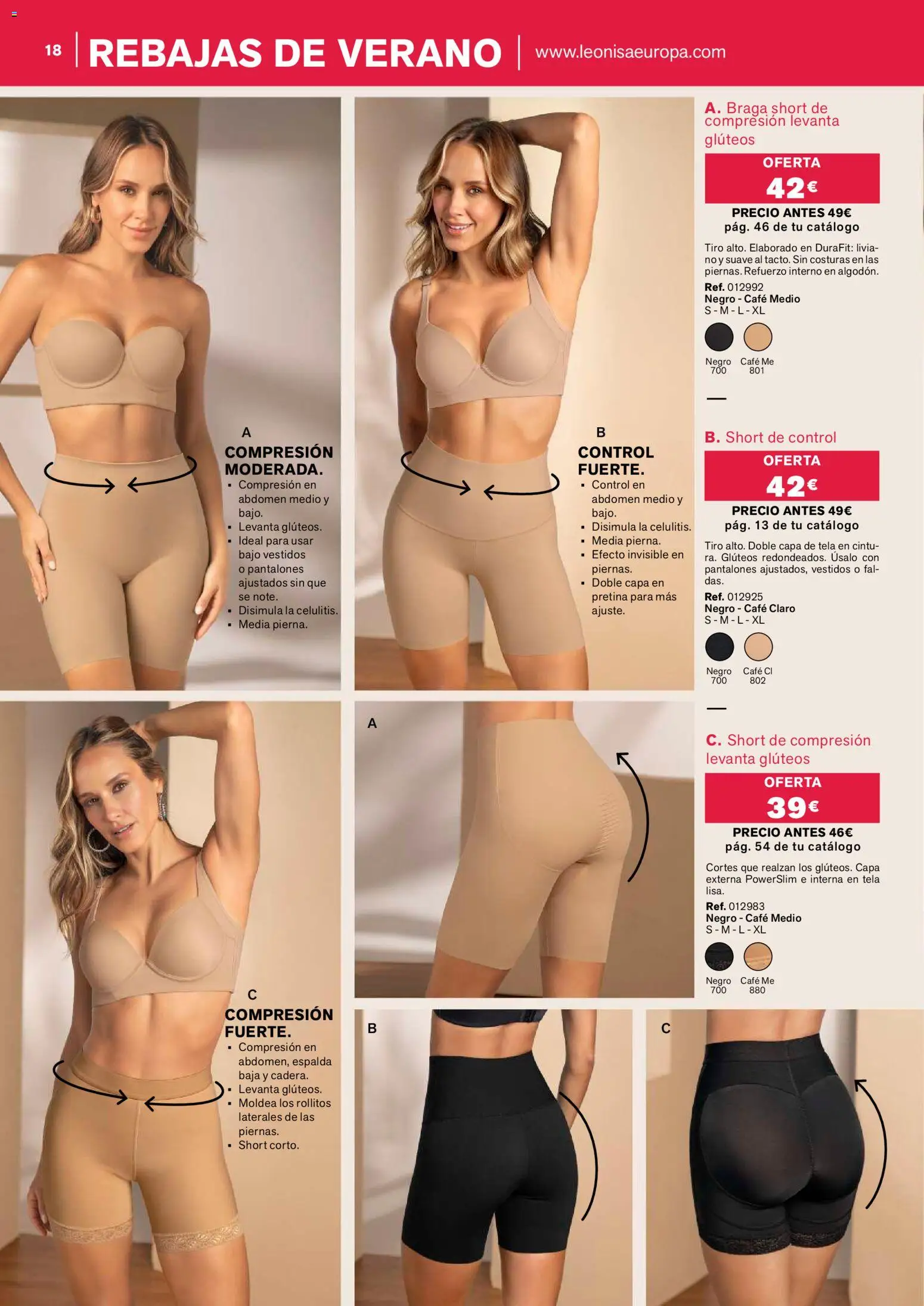 Leonisa folleto │ válido desde el 01/07/2026 | Página: 18 | Productos: Pantalones, Café, Braga