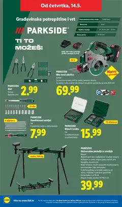 PARKSIDE Kombinirani odvijač, Set, U praktičnoj kutiji za pohranjivanje - Pregled kataloga iz trgovine Lidl, vrijedi od 11.05.2026 | Stranica: 32