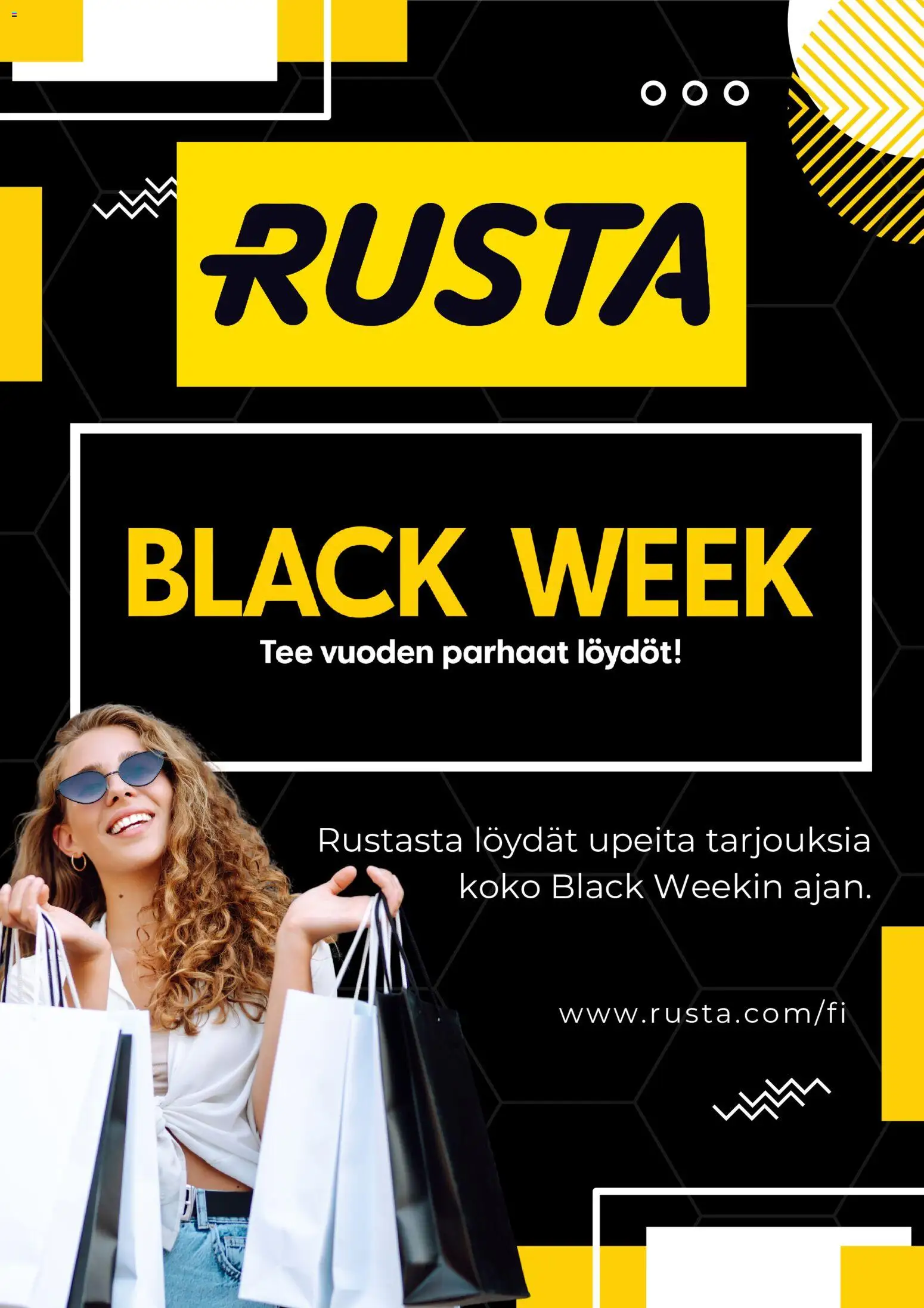 Rusta Black Friday -ennakkoilmoitus – voimassa 09/10/2026 alkaen | Sivu: 1 | Tuotteet: Tee