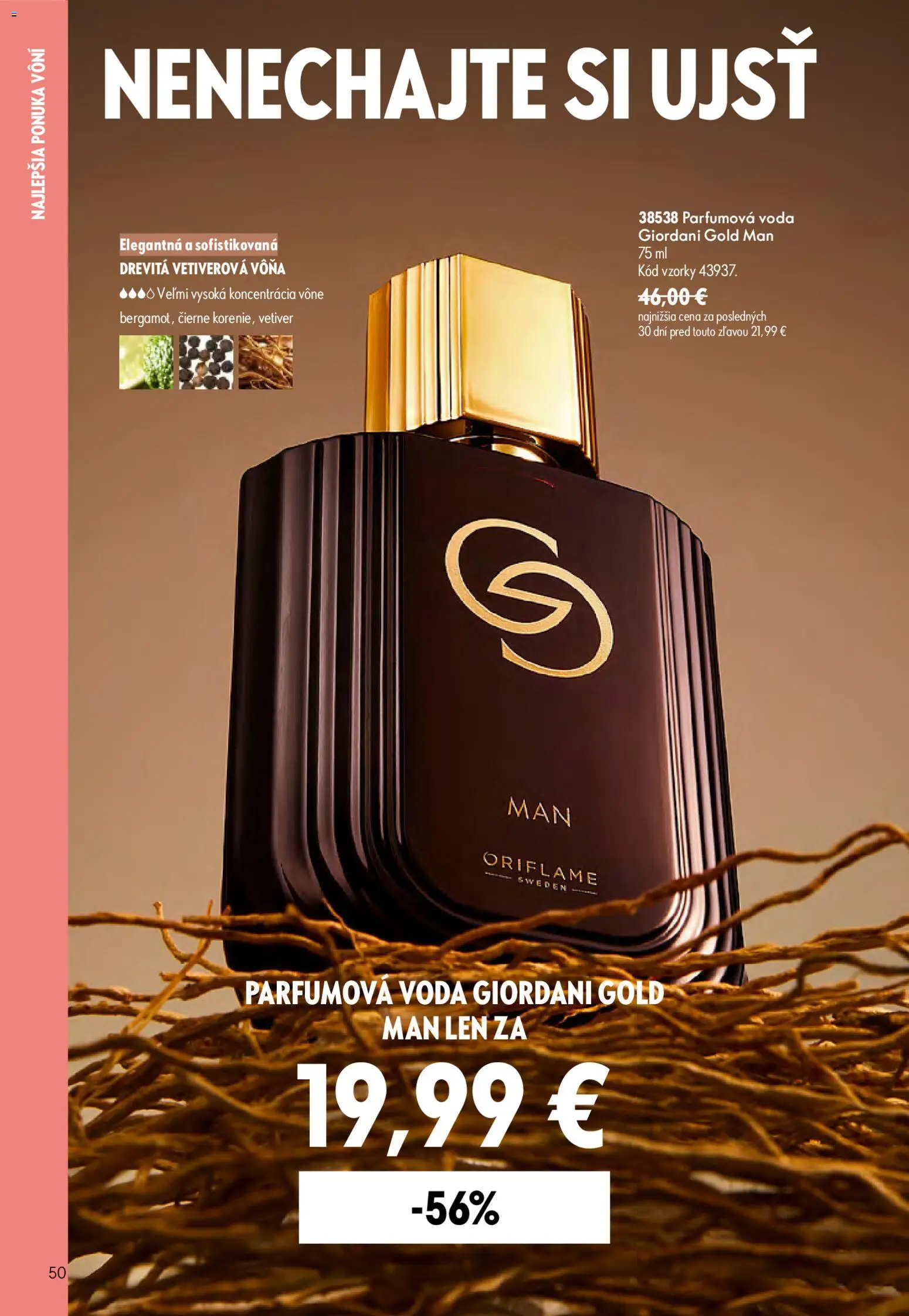 Nové Oriflame akcie – leták je platný od 17.06.2026 | Strana: 50 | Produkty: Voda
