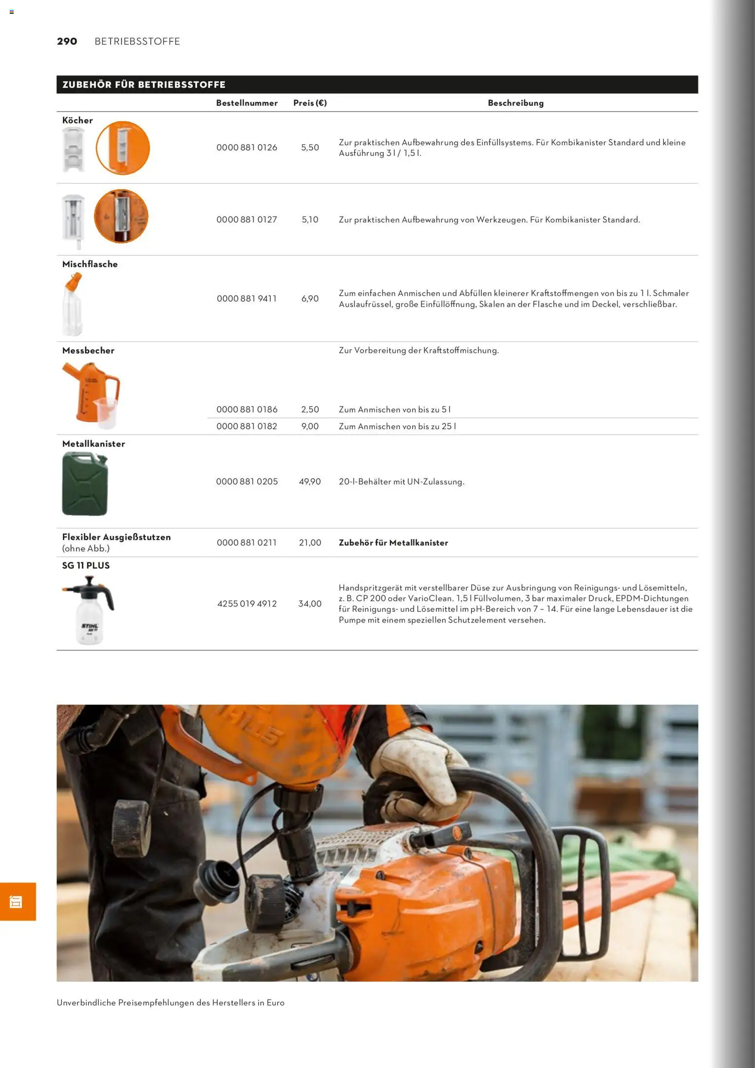STIHL Katalog – gültig ab 01.01.2026 | Seite: 290 | Produkte: Kocher