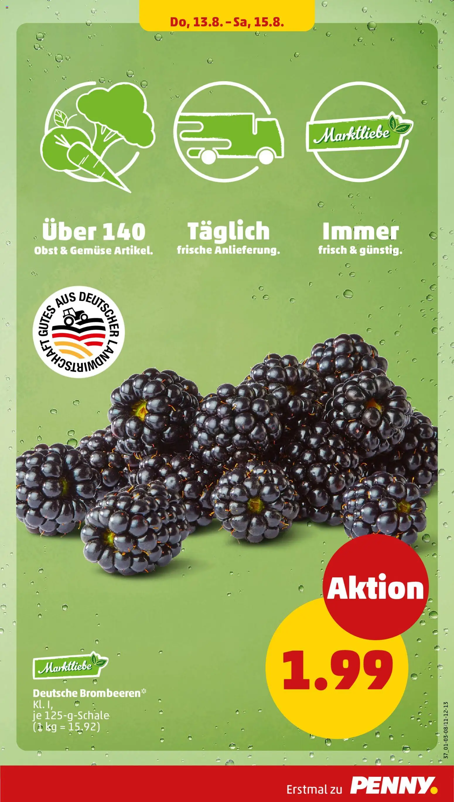 Penny Prospekt – gültig ab 10.08.2026 | Seite: 29 | Produkte: Gemüse, Obst