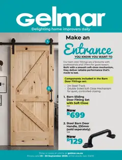 Gelmar specials catalogue – valid from 01/09/2026