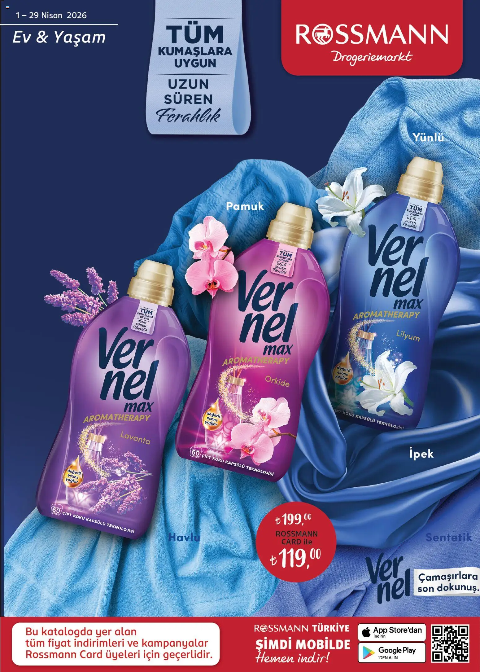 Rossmann - Nisan Ev & Yaşam Kataloğu - 01.04.2026 tarihinden itibaren geçerlidir | Sayfa: 1 | Ürünler: Koku