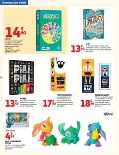 Auchan - Prévisualisation de Auchan Beauté, Halles, super valide à partir de 16.06.2026 | Page: 34 | Produits: Prise, Skyjo, Figurines