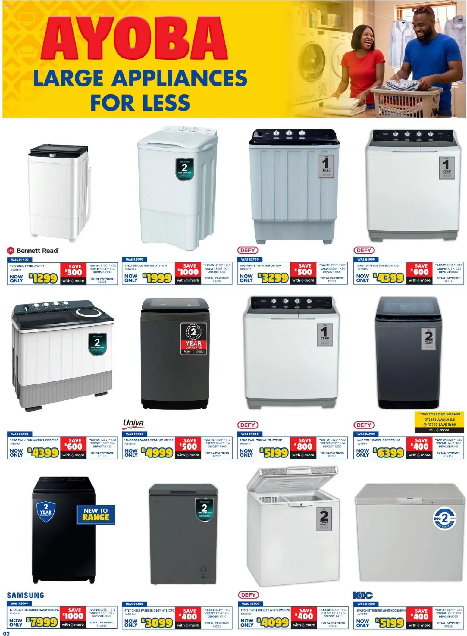 New Russells catalogue – valid from 17/09/2026 | Page: 2 | Products: Freezer, Chest freezer